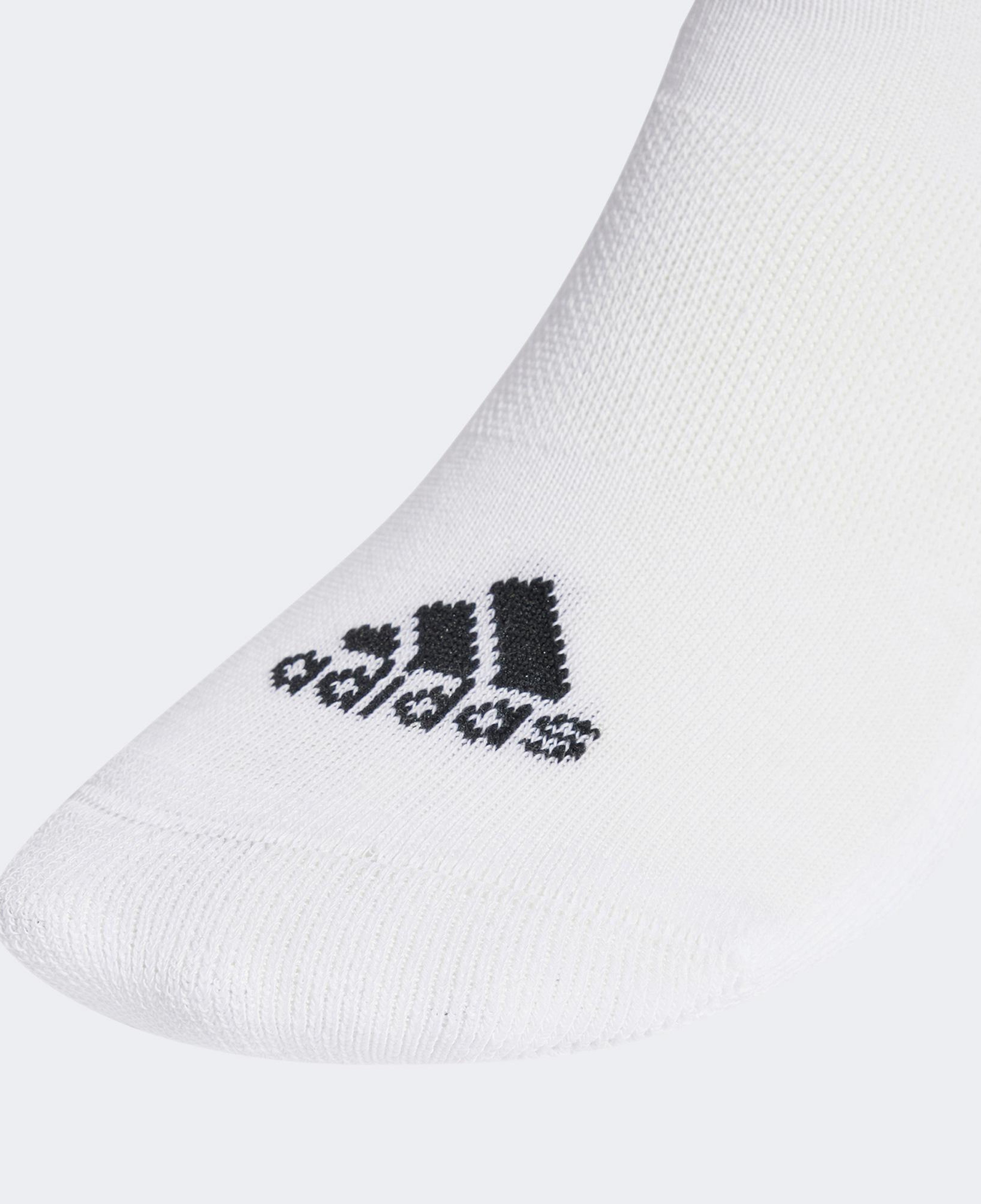 adidas Stripes Cushioned Sportswear Bilek Boy 3' lü Unisex Beyaz Çorap