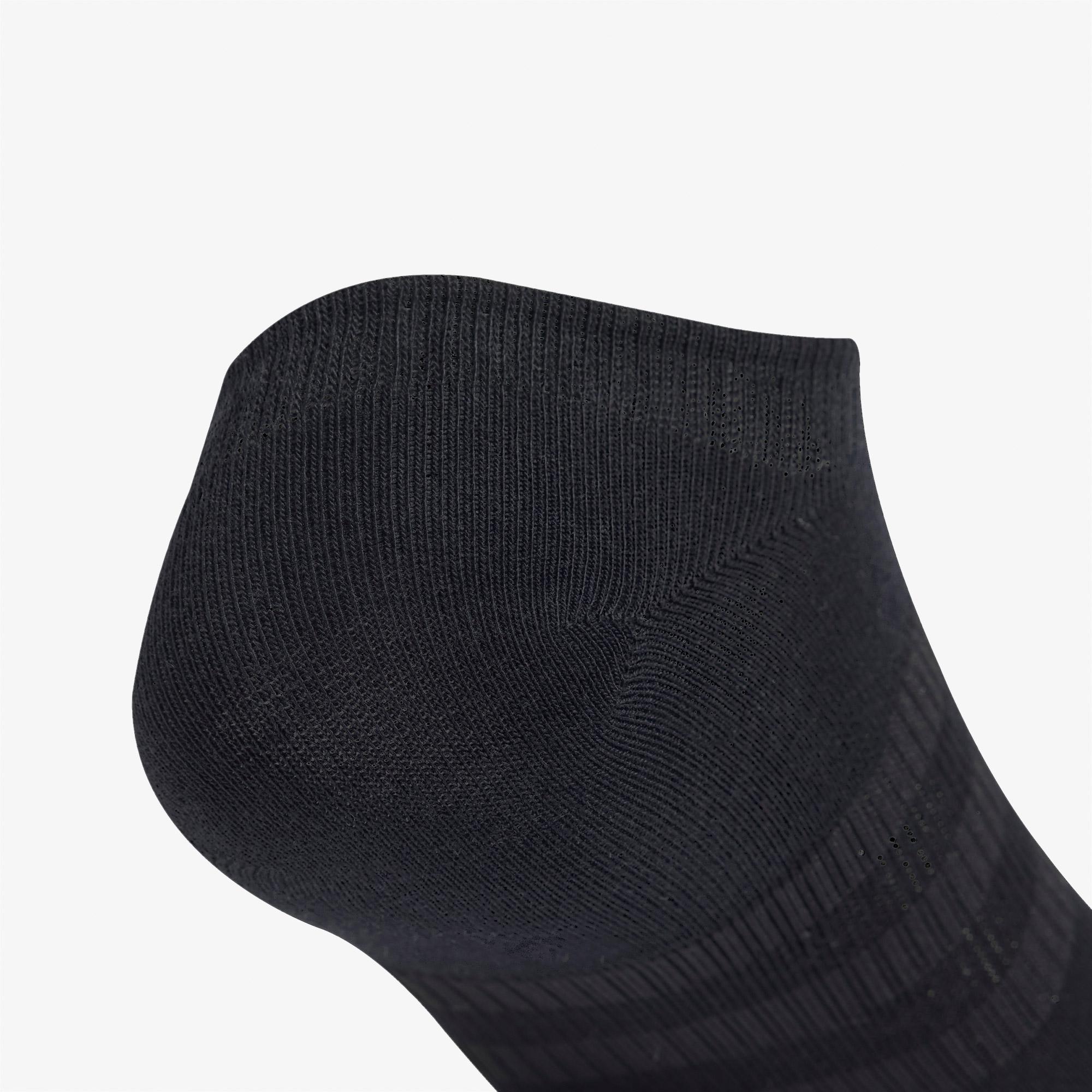 adidas Thin and Light No-Show 3' lü Unisex Siyah Çorap