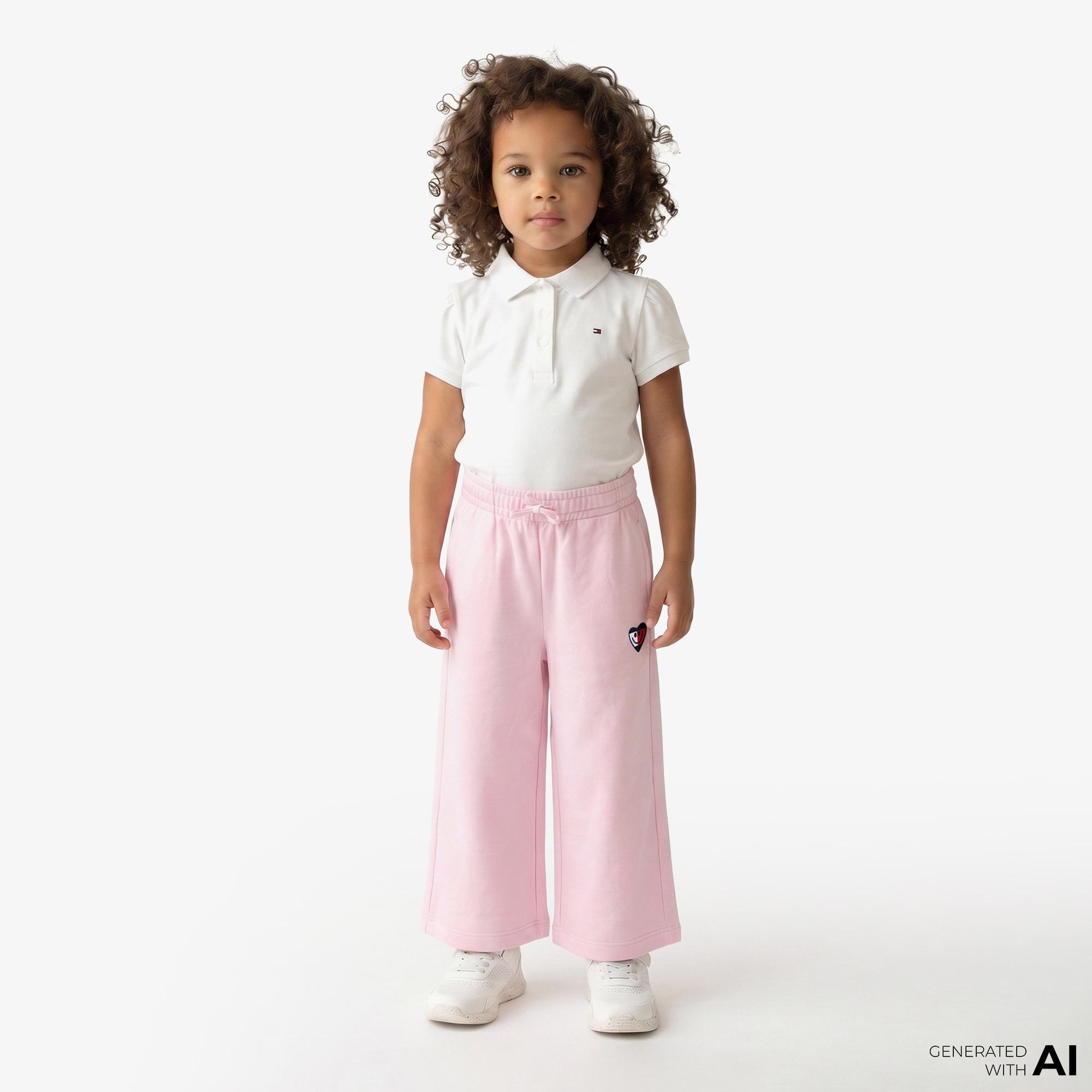 Tommy Hilfiger Little Çocuk Pembe Eşofman Altı