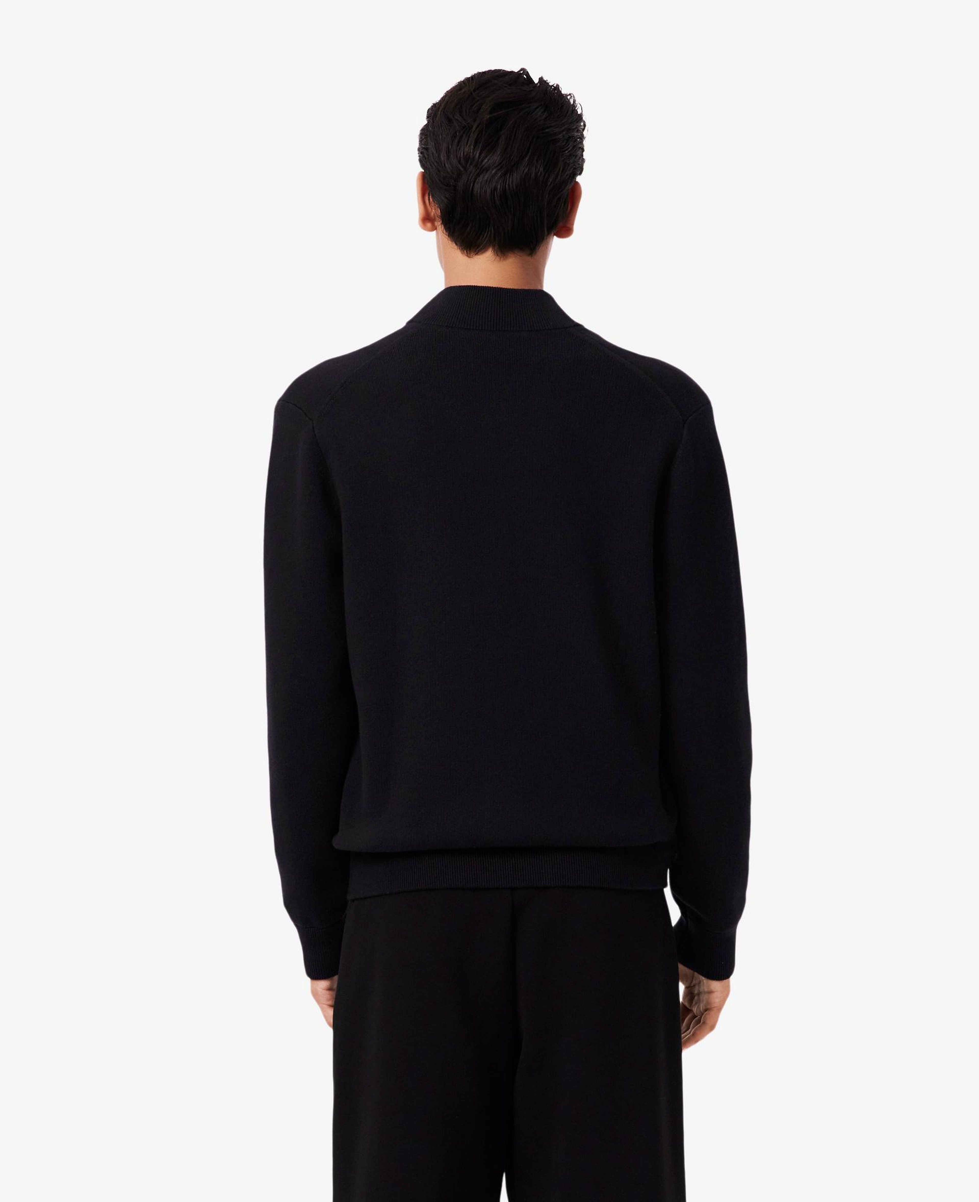 Lacoste Erkek Classic Fit Fermuarlı Siyah Hırka