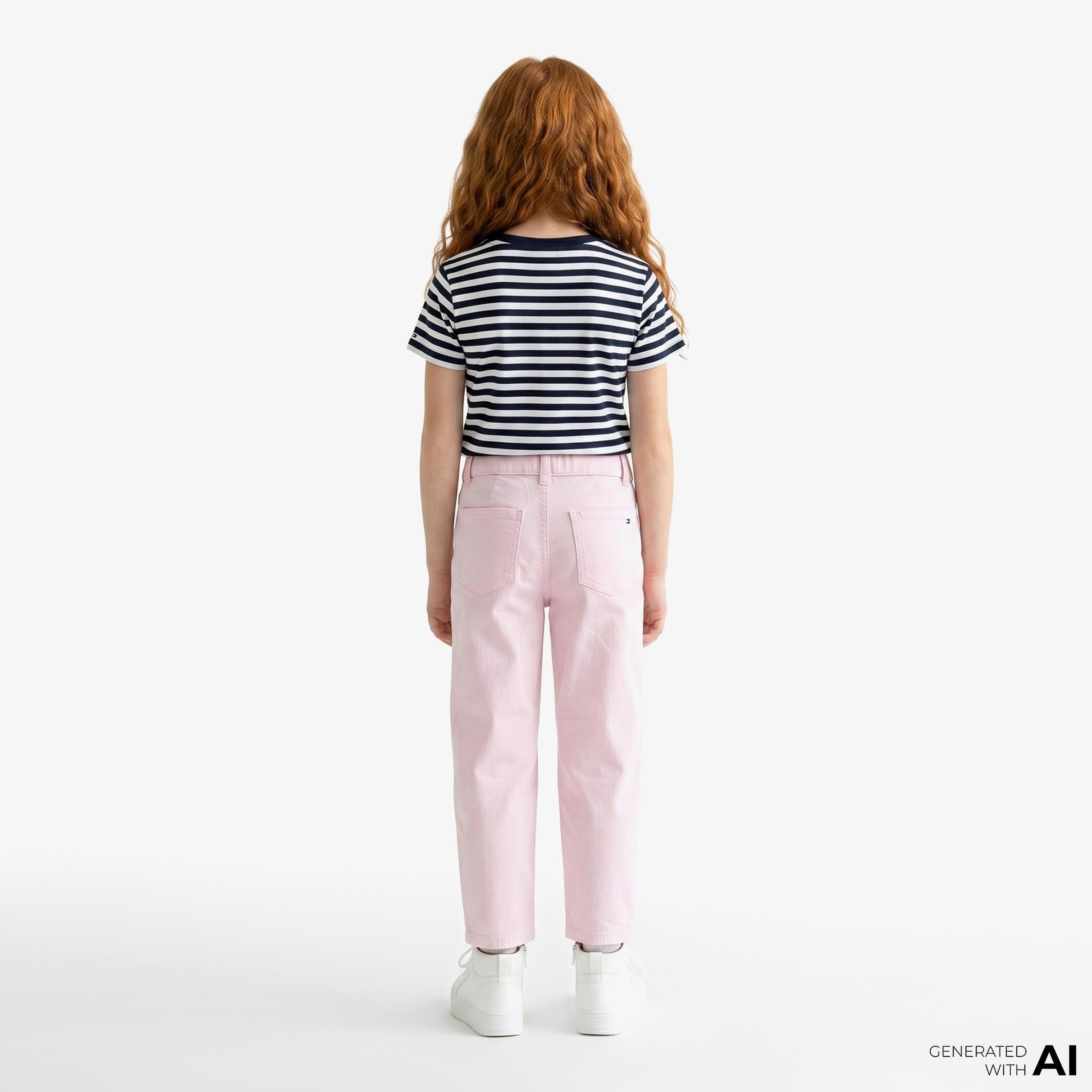 Tommy Hilfiger Essential + Çocuk Pembe Pantolon