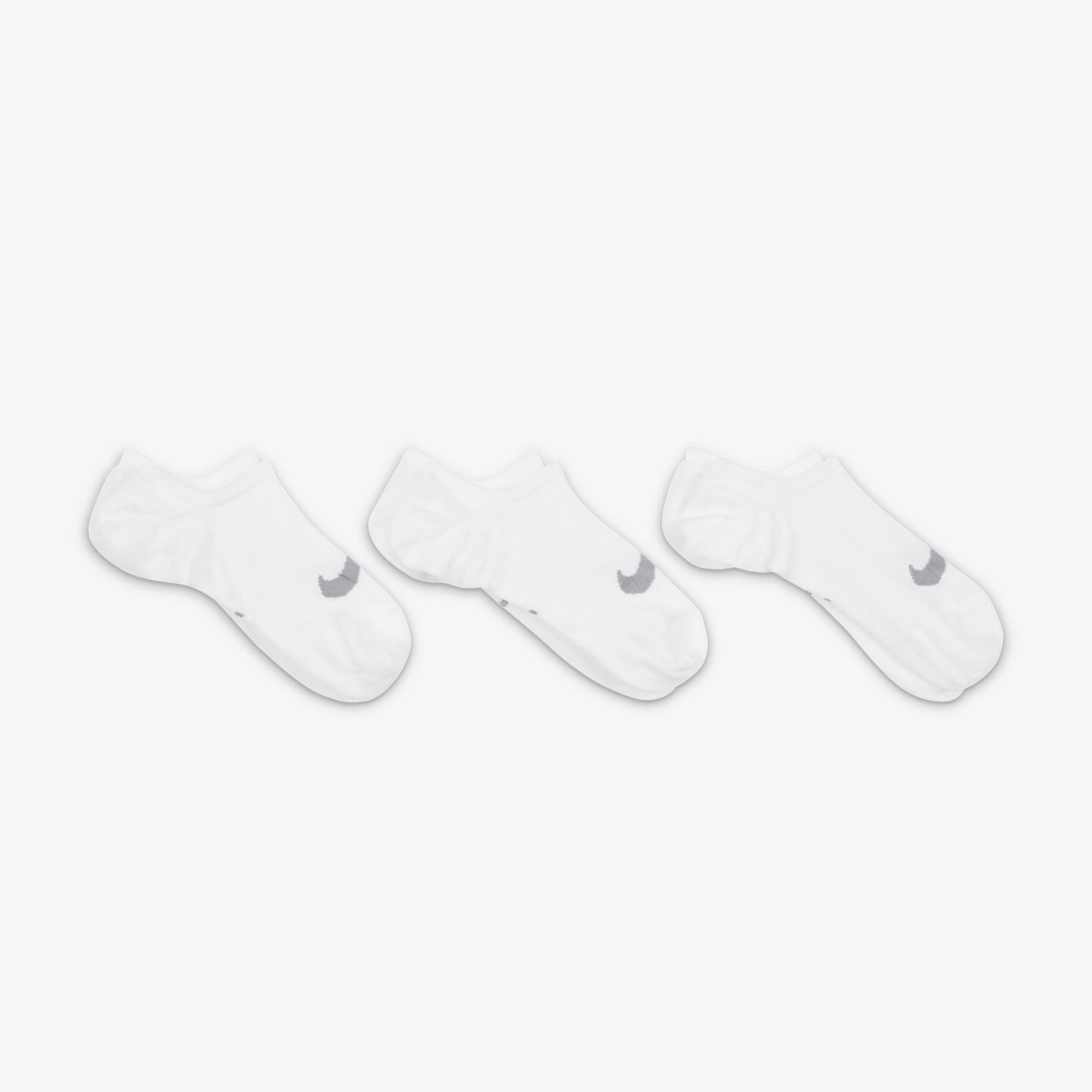 Nike Everyday Plus Lightweight 3' lü Kadın Beyaz Çorap