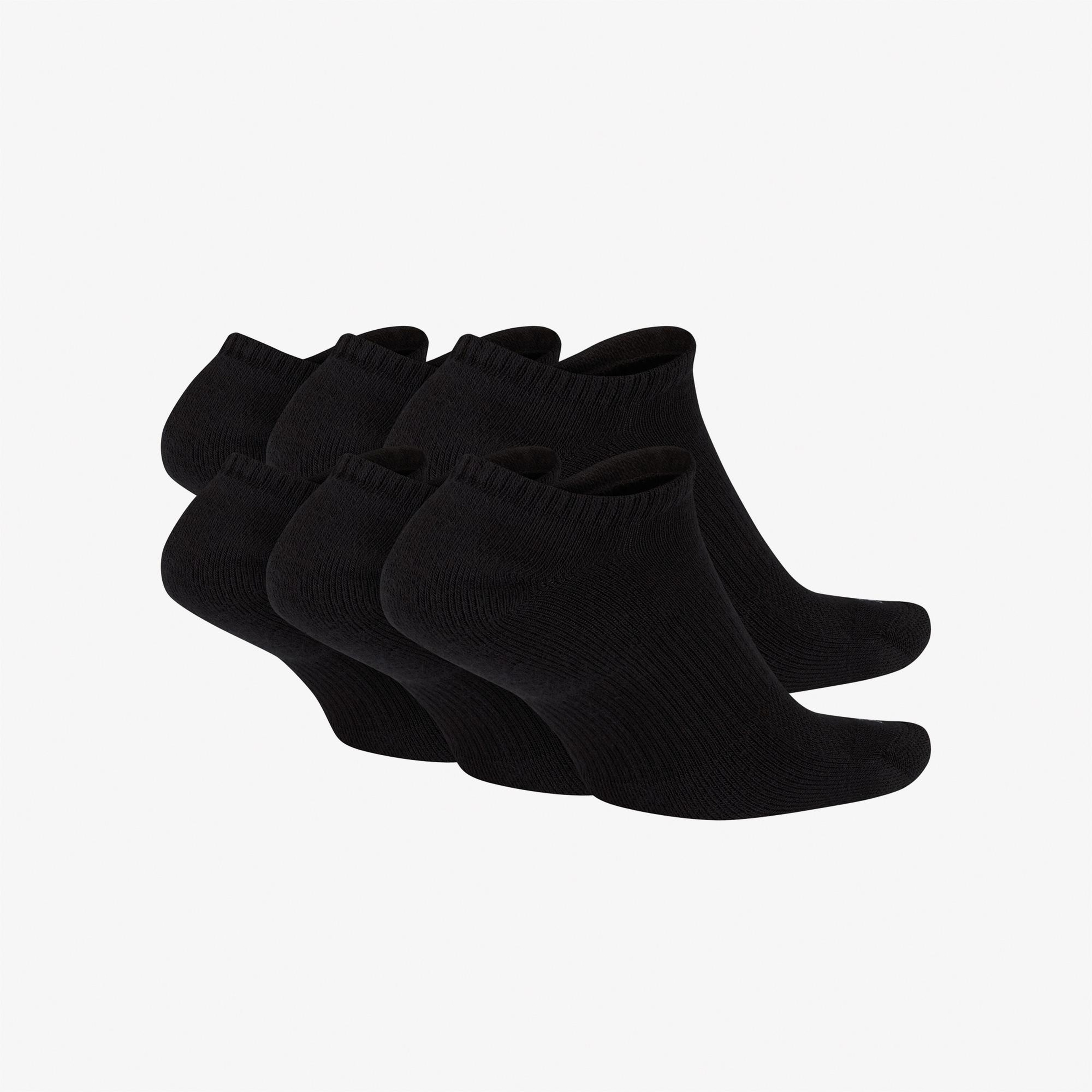 Nike Everyday Plus Cushioned Erkek Siyah 3' lü Çorap