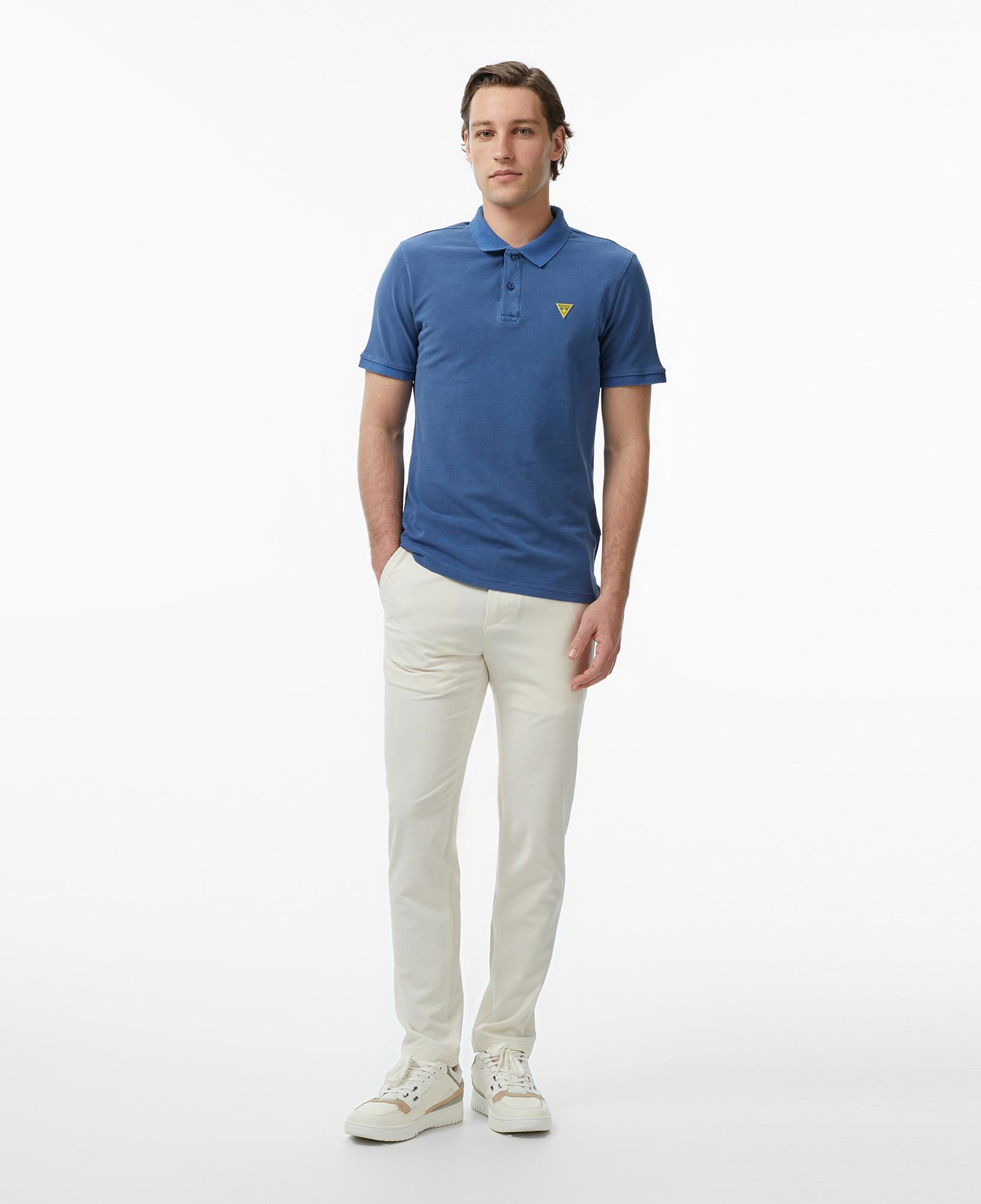 Guess Piquet Regular Fit Erkek Lacivert Polo
