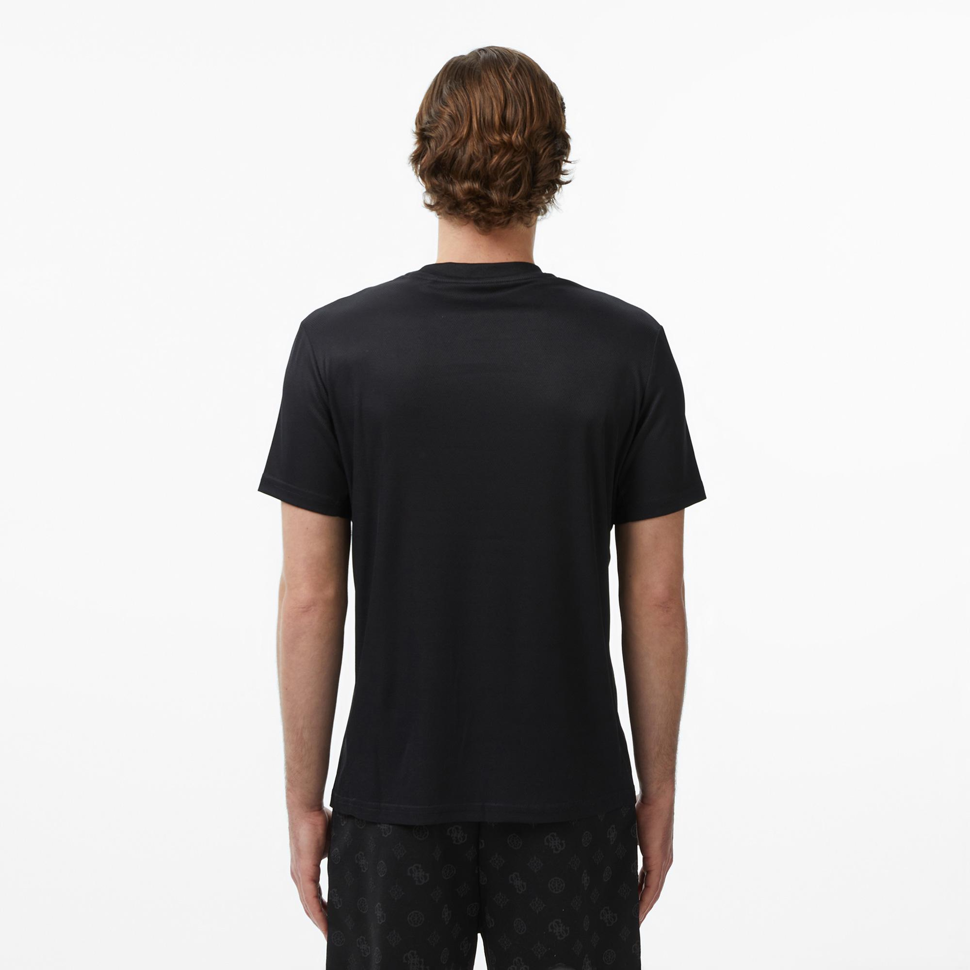 Guess Romolo Aktif Regular Fit Erkek Siyah T-Shirt