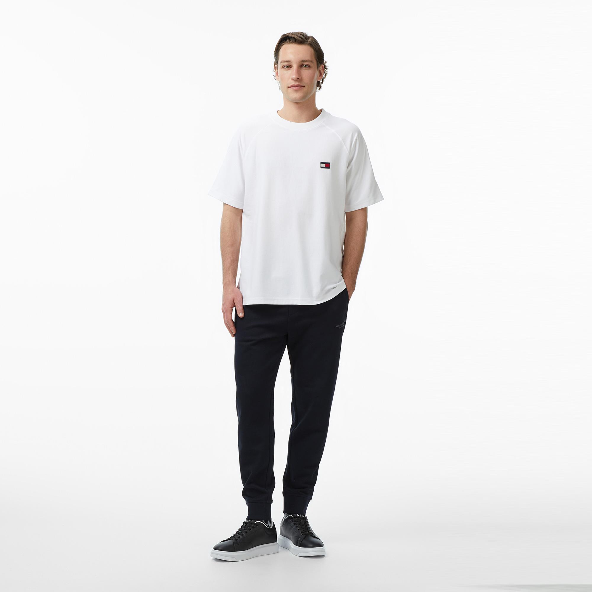 Tommy Hilfiger Brand Love Erkek Beyaz T-Shirt