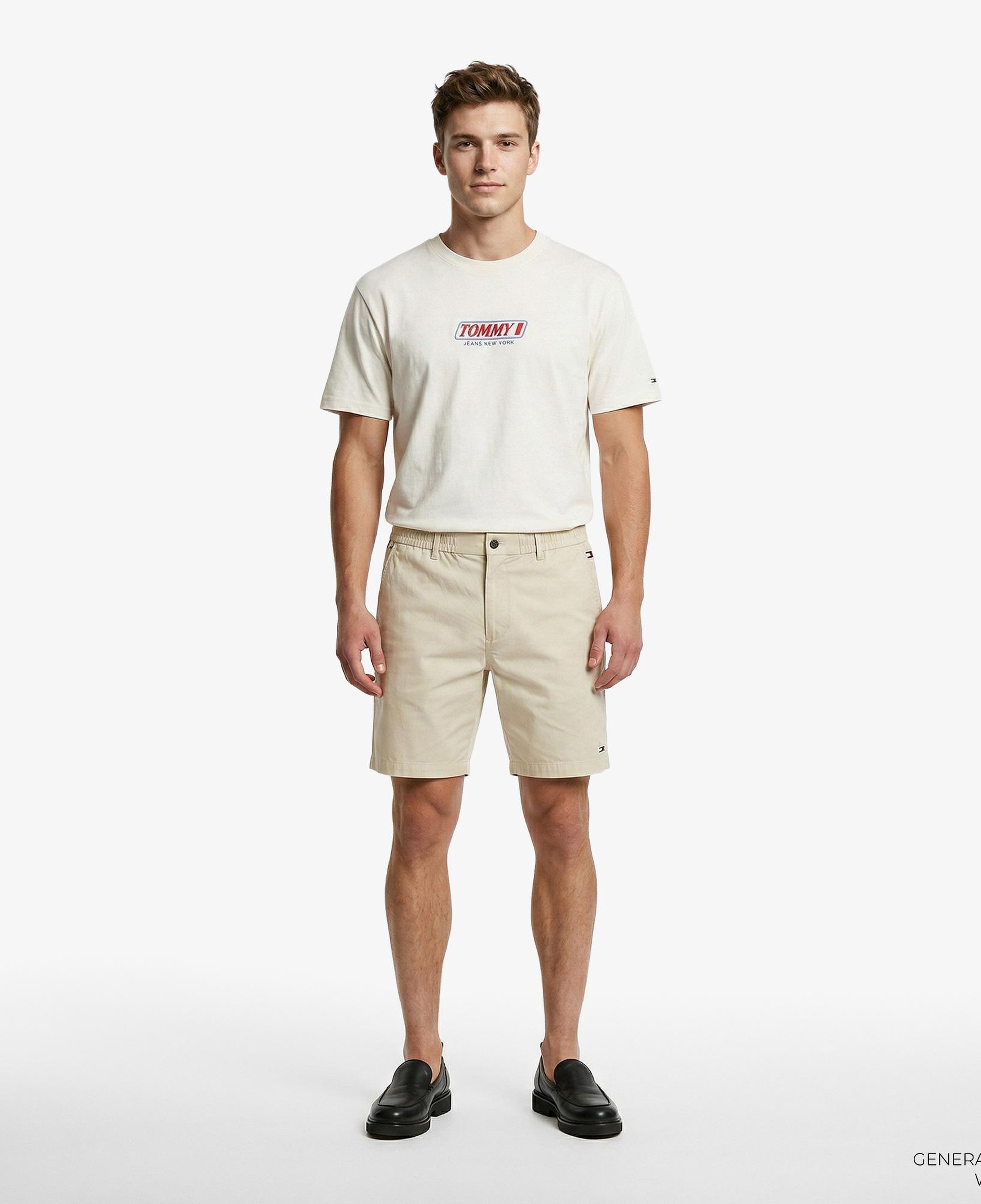 Tommy Hilfiger Erkek Beyaz T-Shirt