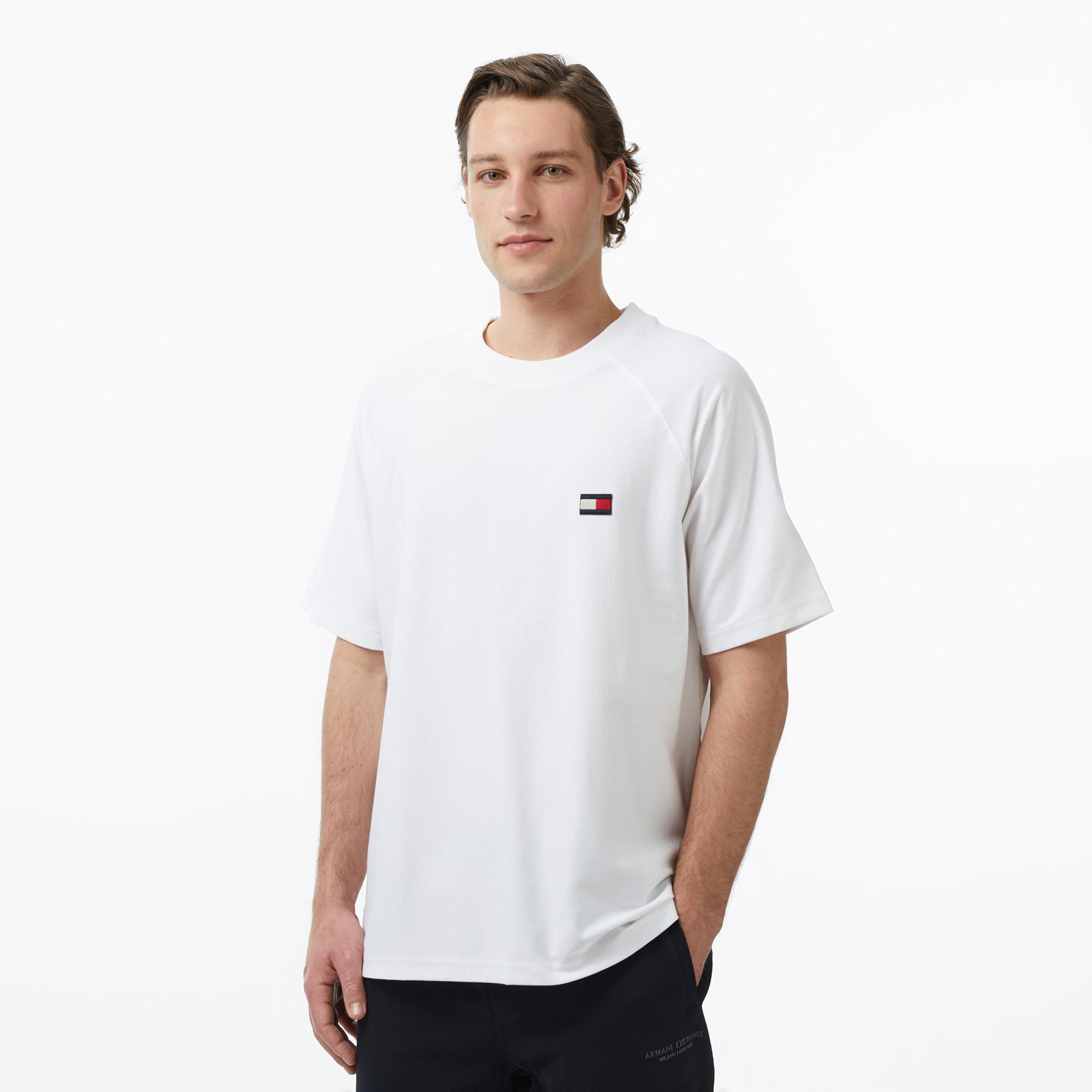 Tommy Hilfiger Brand Love Erkek Beyaz T-Shirt