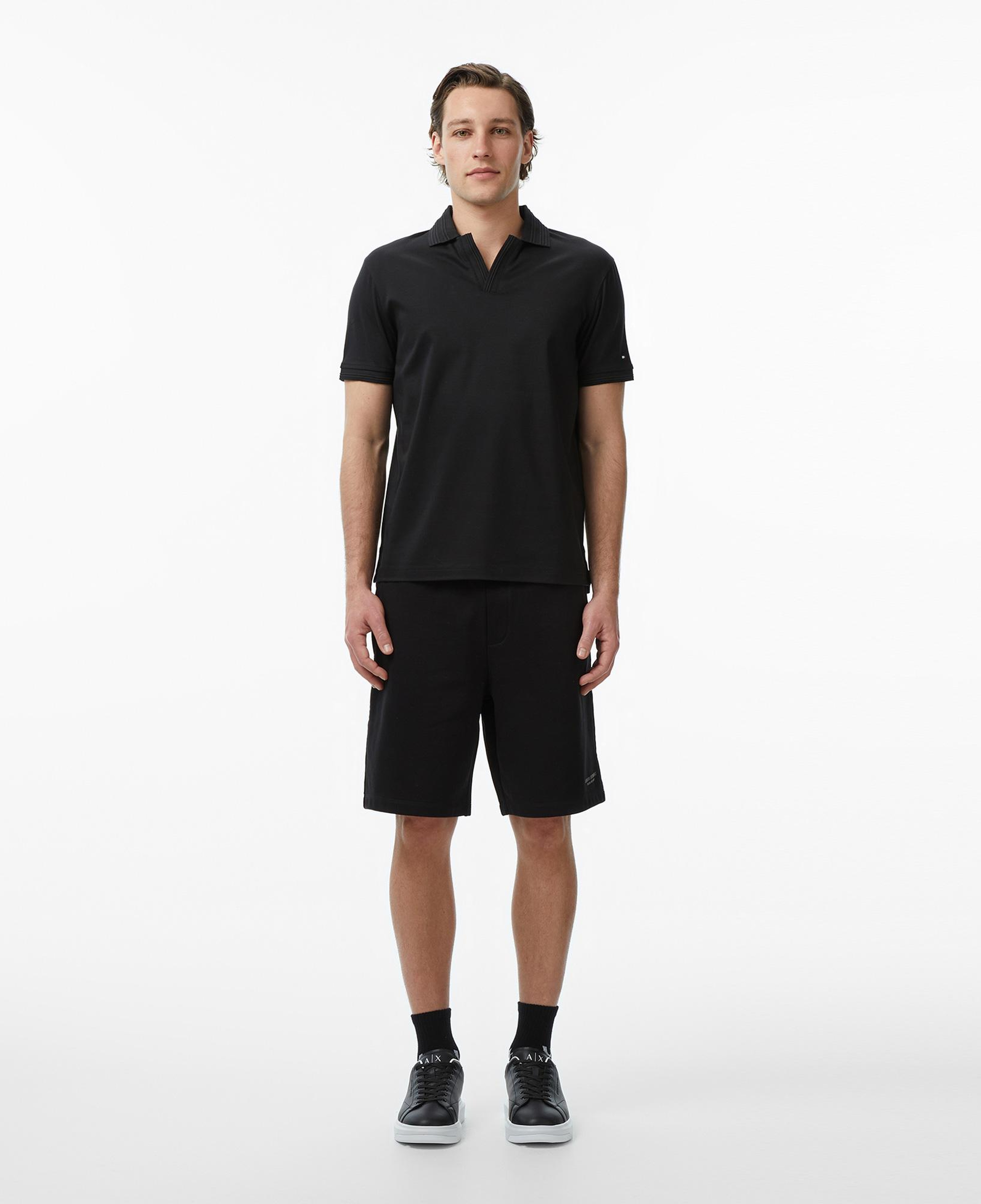 Tommy Hilfiger Erkek Siyah Polo Yaka T-Shirt