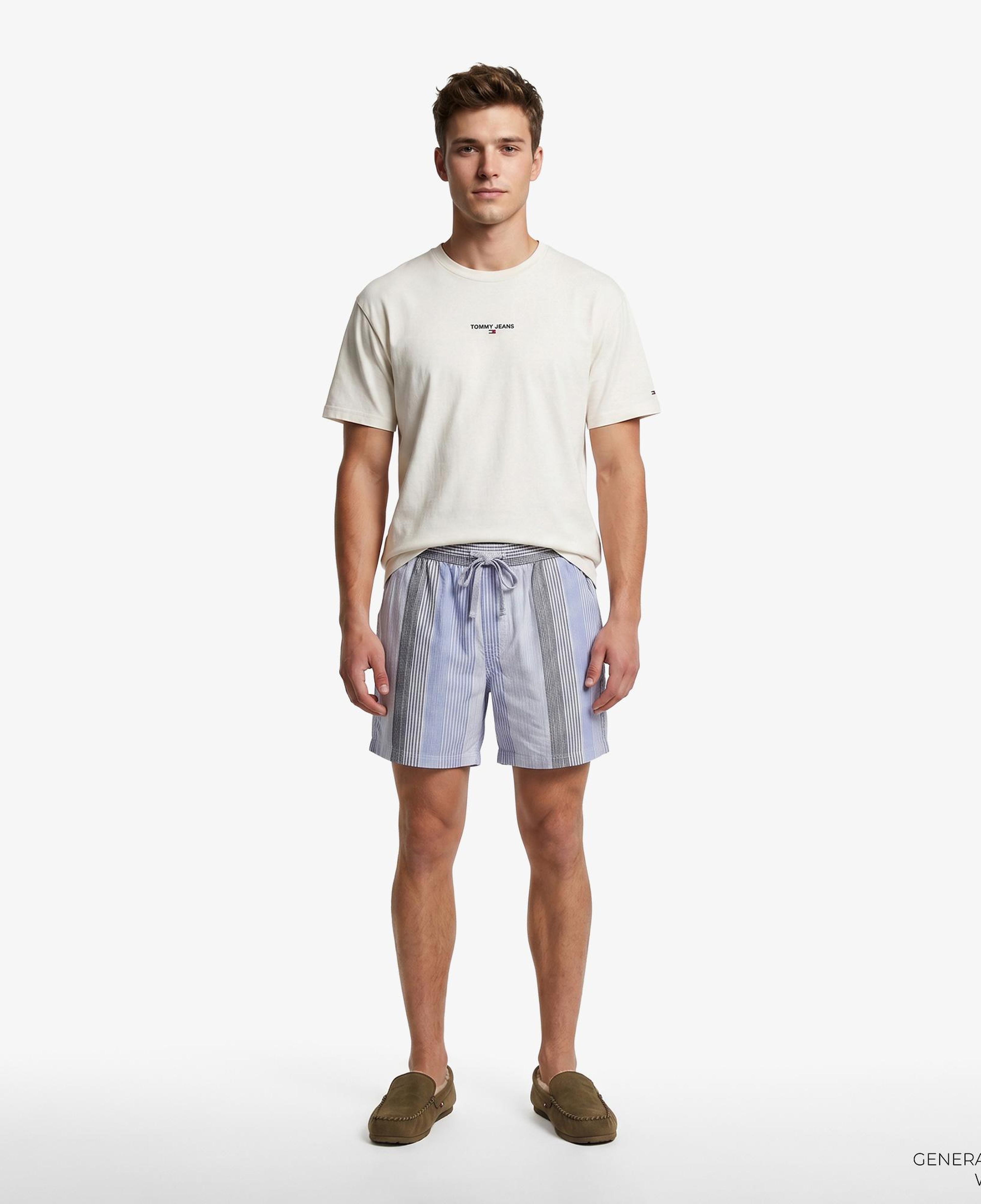 Tommy Hilfiger Textured Erkek Mavi Şort