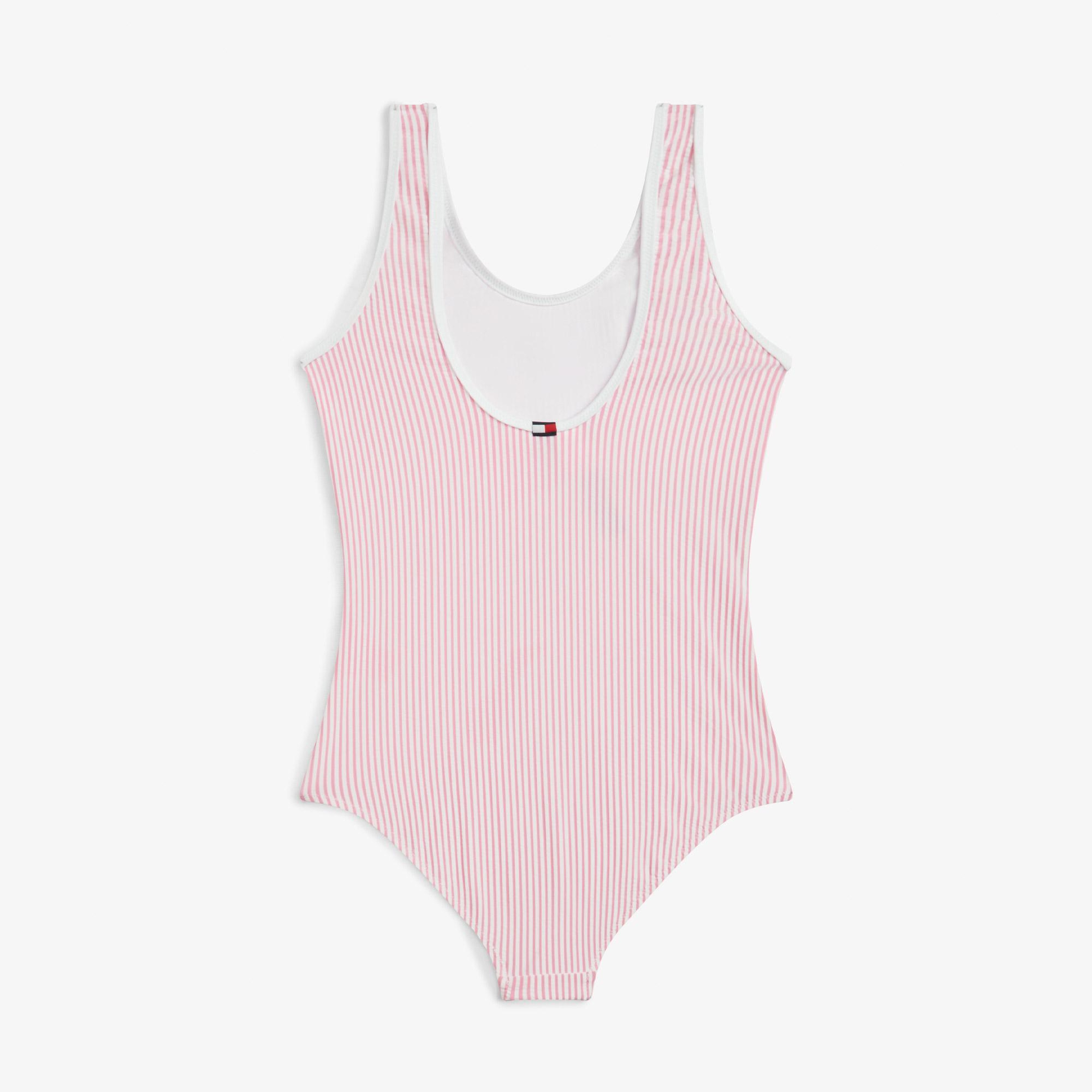 Tommy Hilfiger Script Çocuk Pembe Mayo