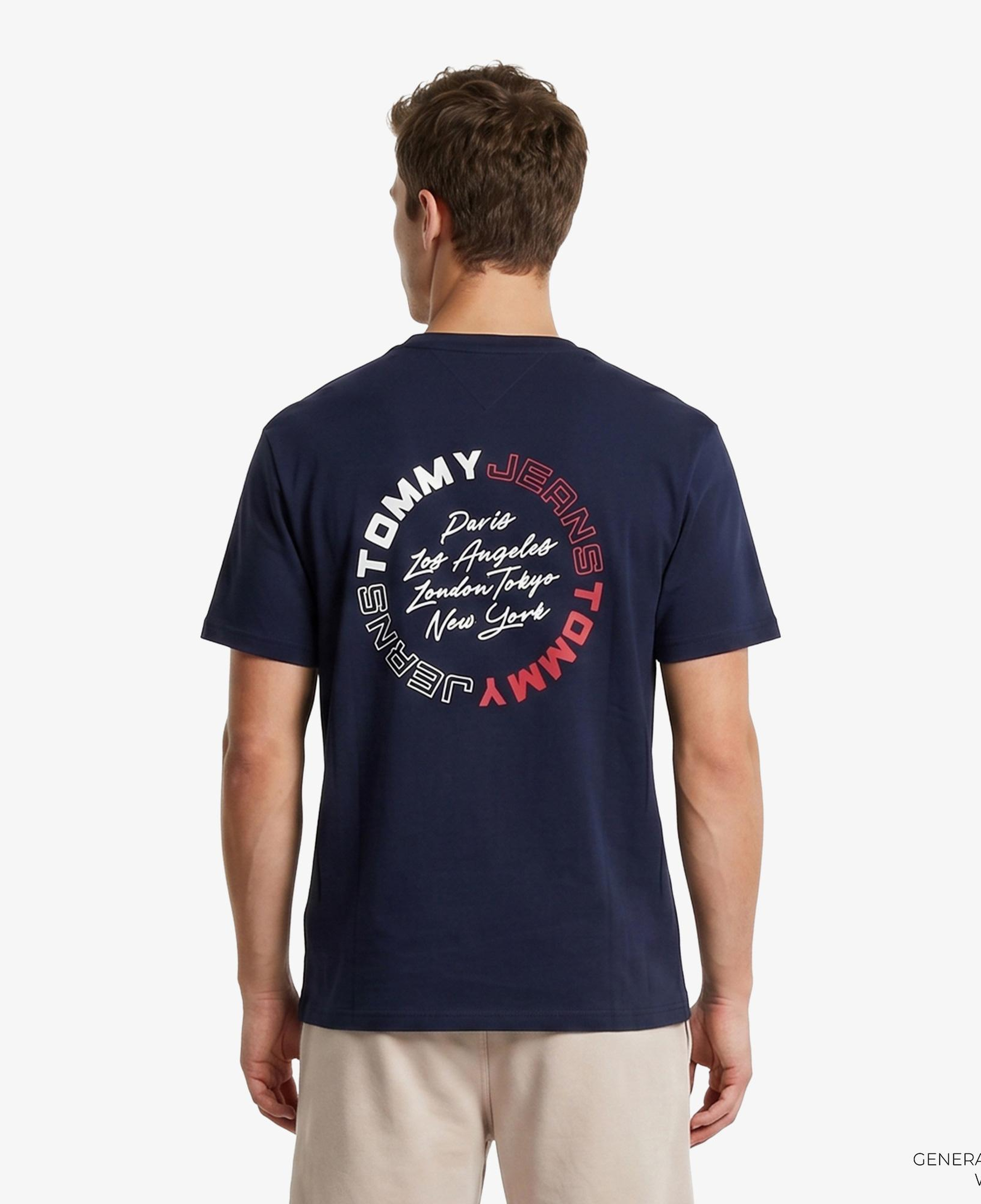 Tommy Hilfiger Signature Erkek Lacivert T-Shirt