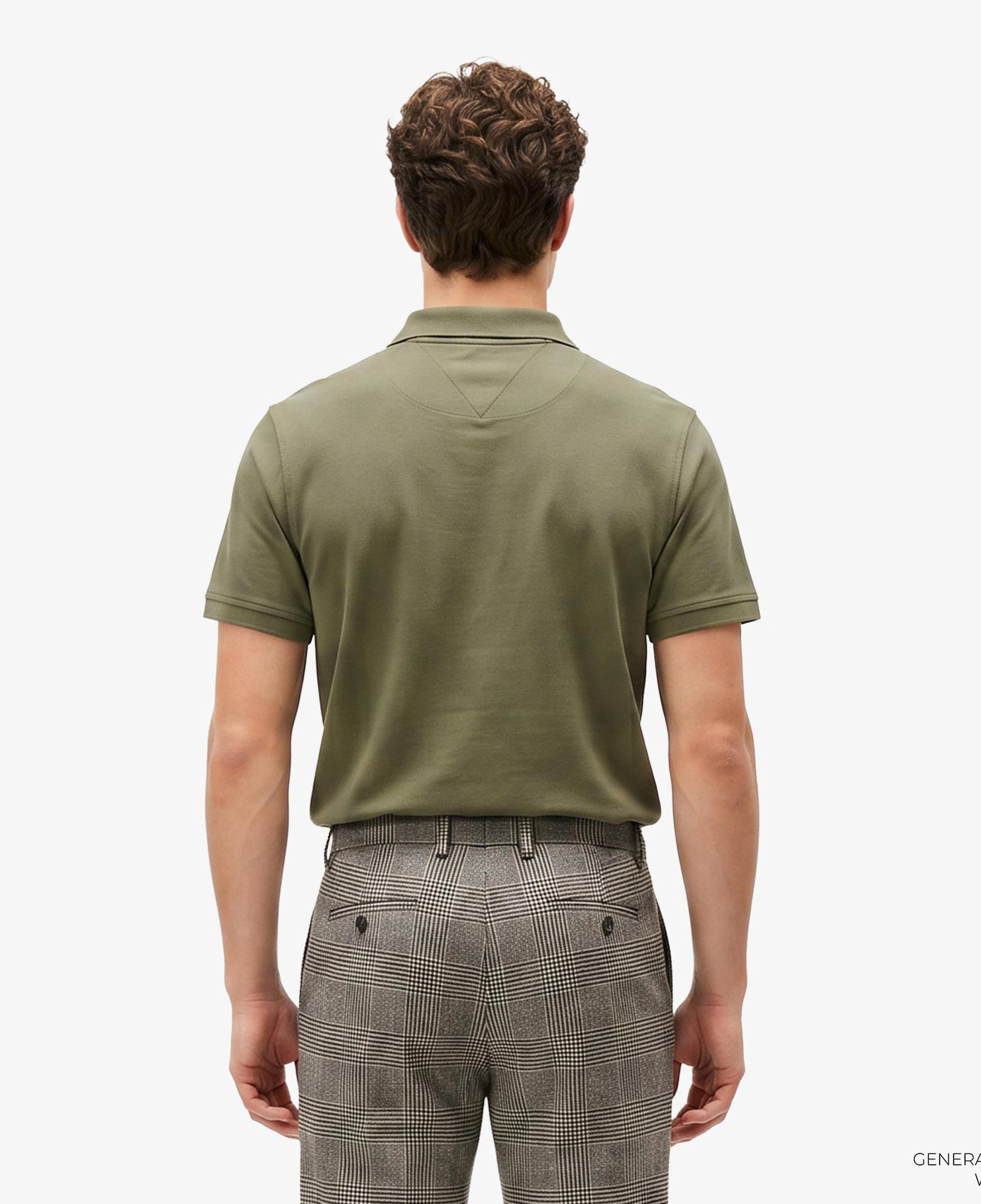 Tommy Hilfiger Elevated Essentials Erkek Yeşil Polo Yaka T-Shirt