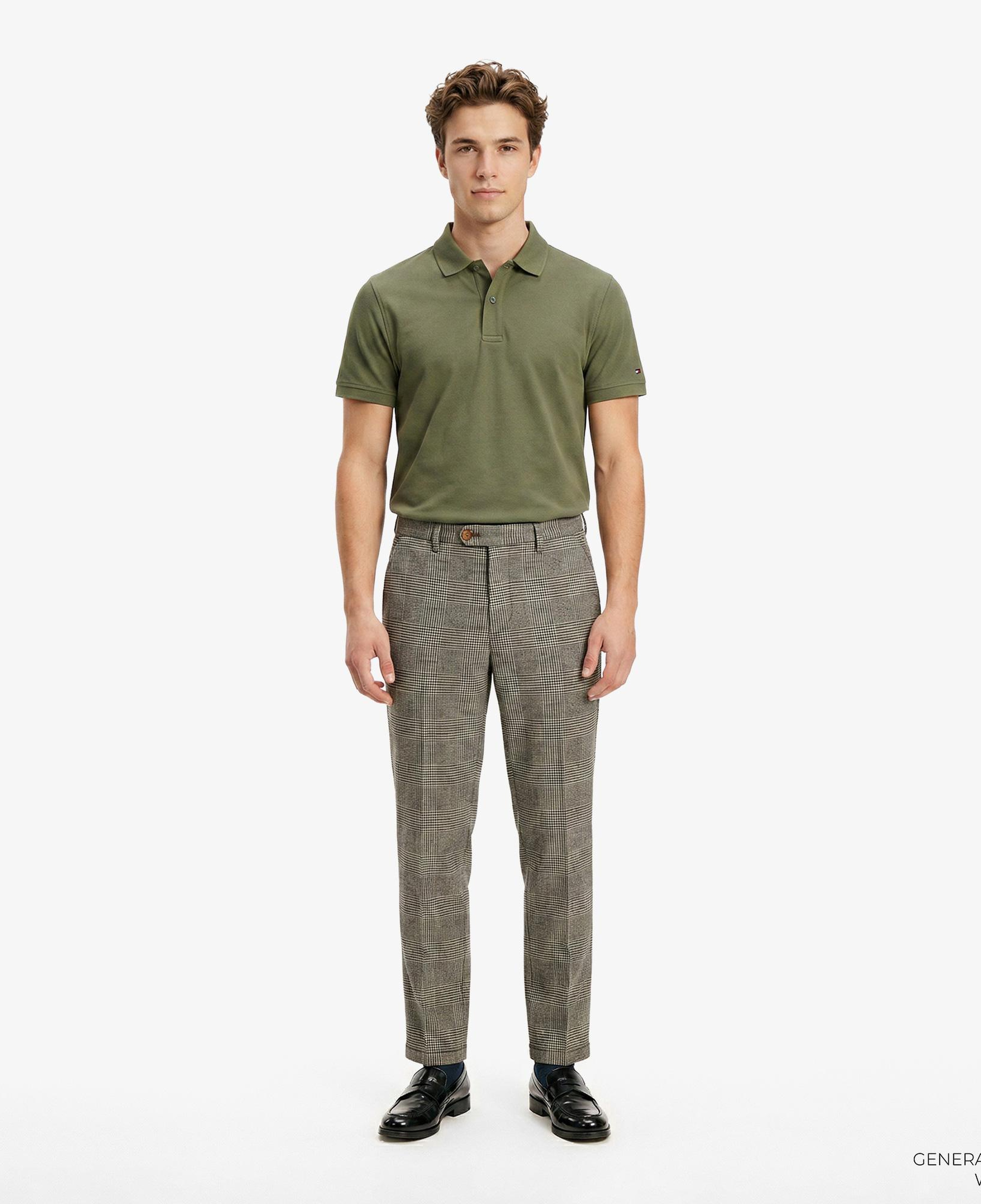 Tommy Hilfiger Elevated Essentials Erkek Yeşil Polo Yaka T-Shirt
