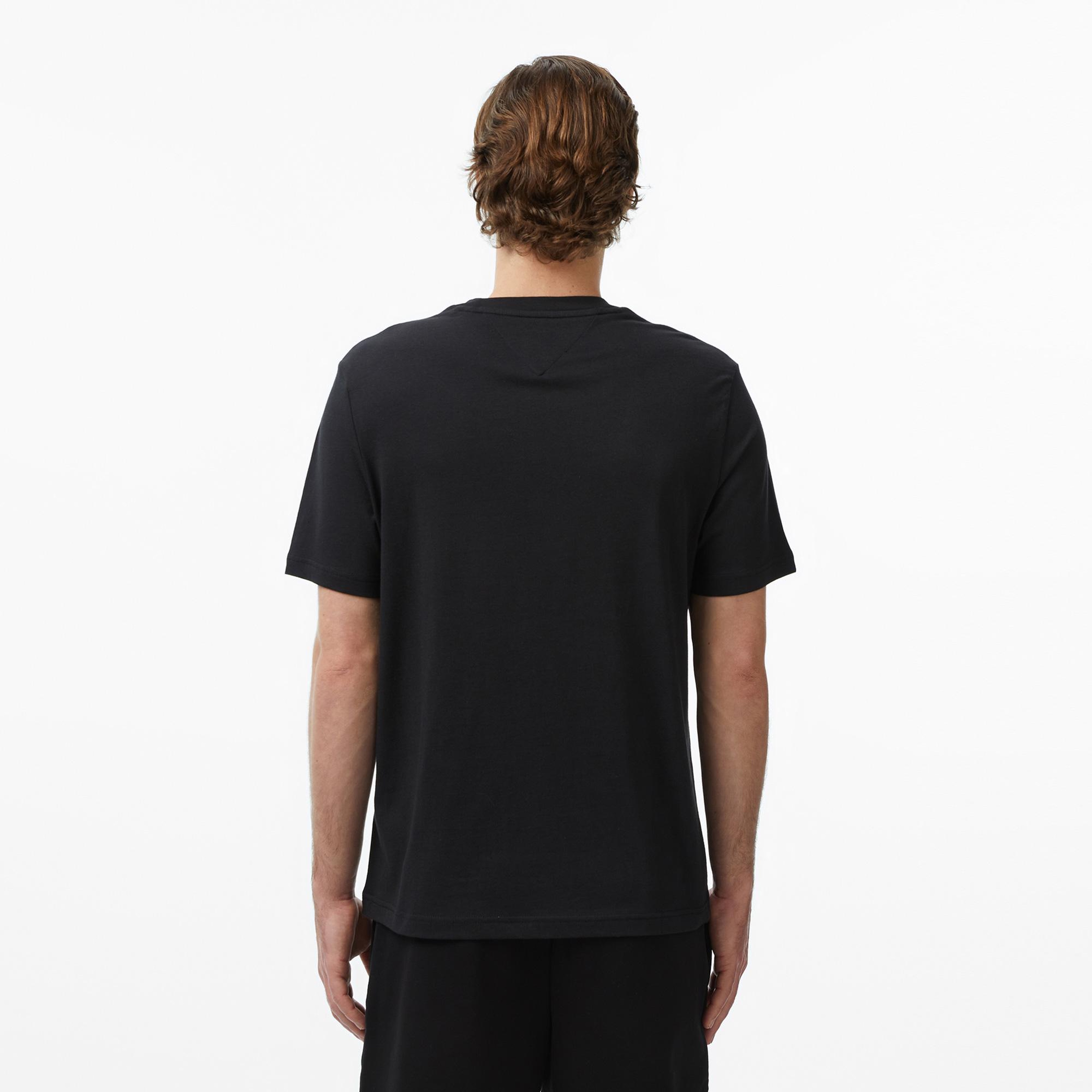 Tommy Hilfiger Brand Love Erkek Siyah T-Shirt