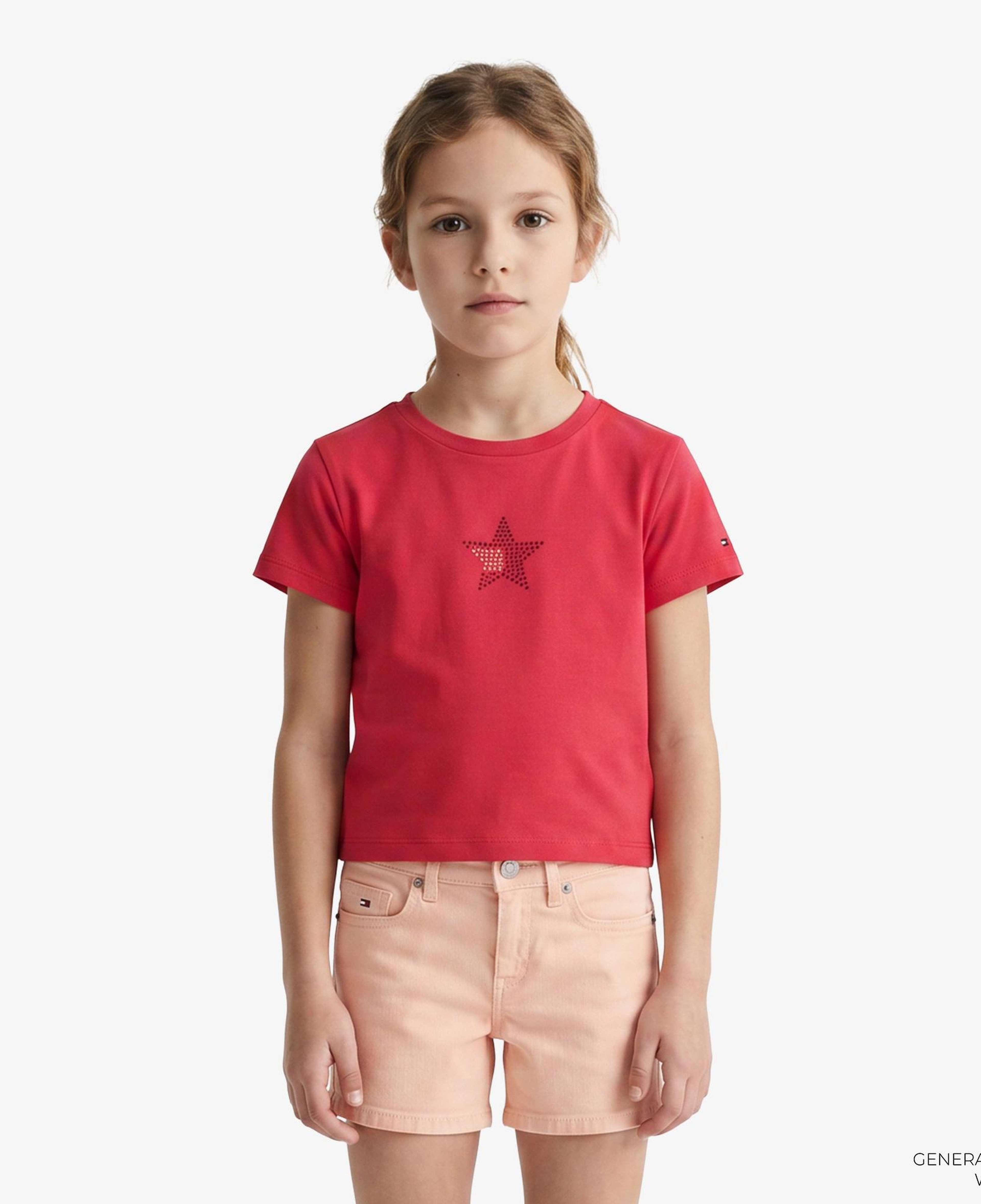 Tommy Hilfiger Star Çocuk Kırmızı T-Shirt