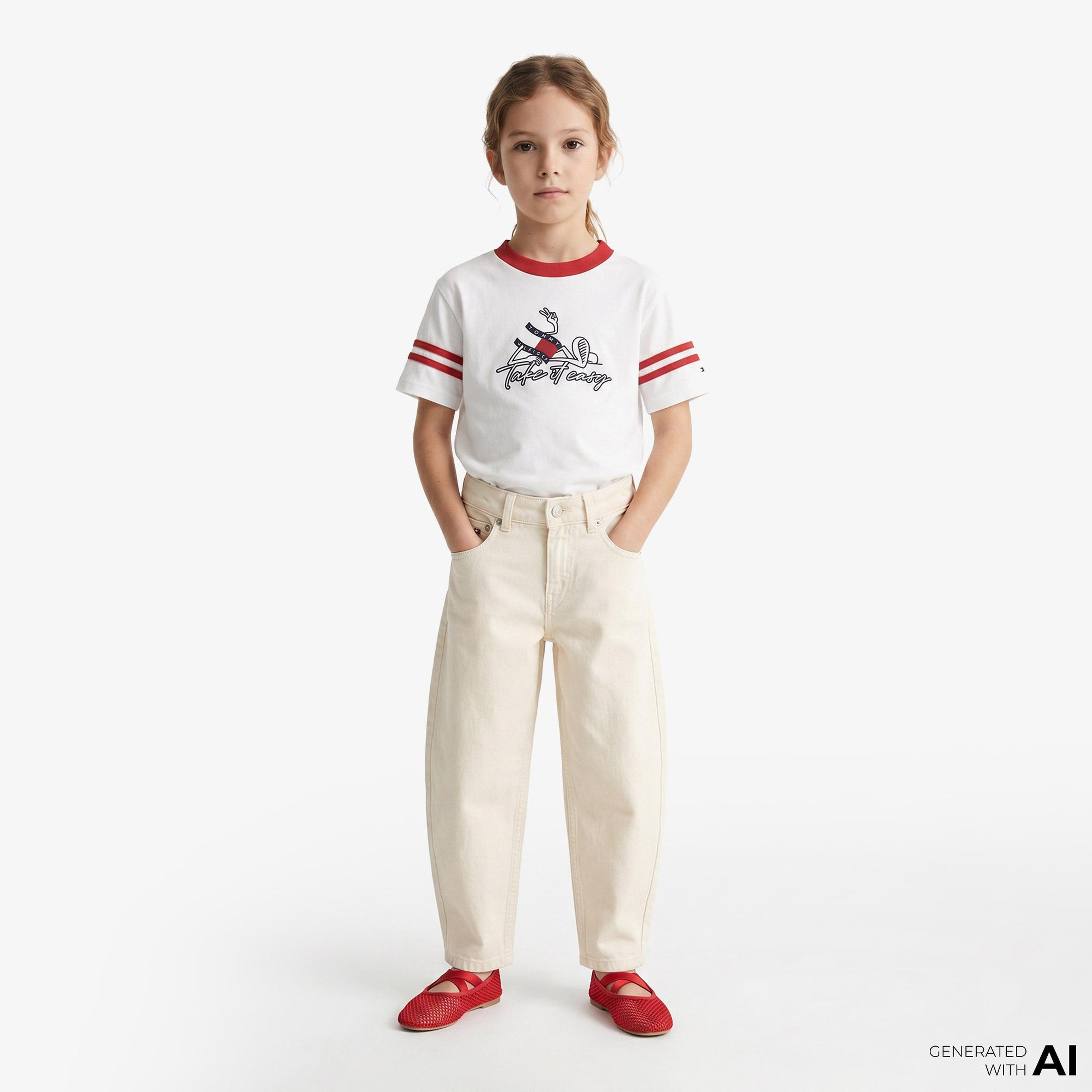 Tommy Hilfiger Denim Çocuk Mavi Jean