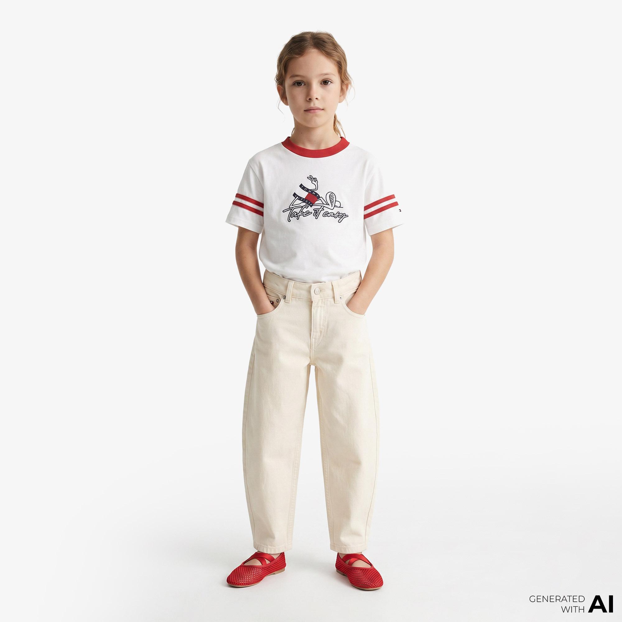 Tommy Hilfiger Denim Çocuk Mavi Jean