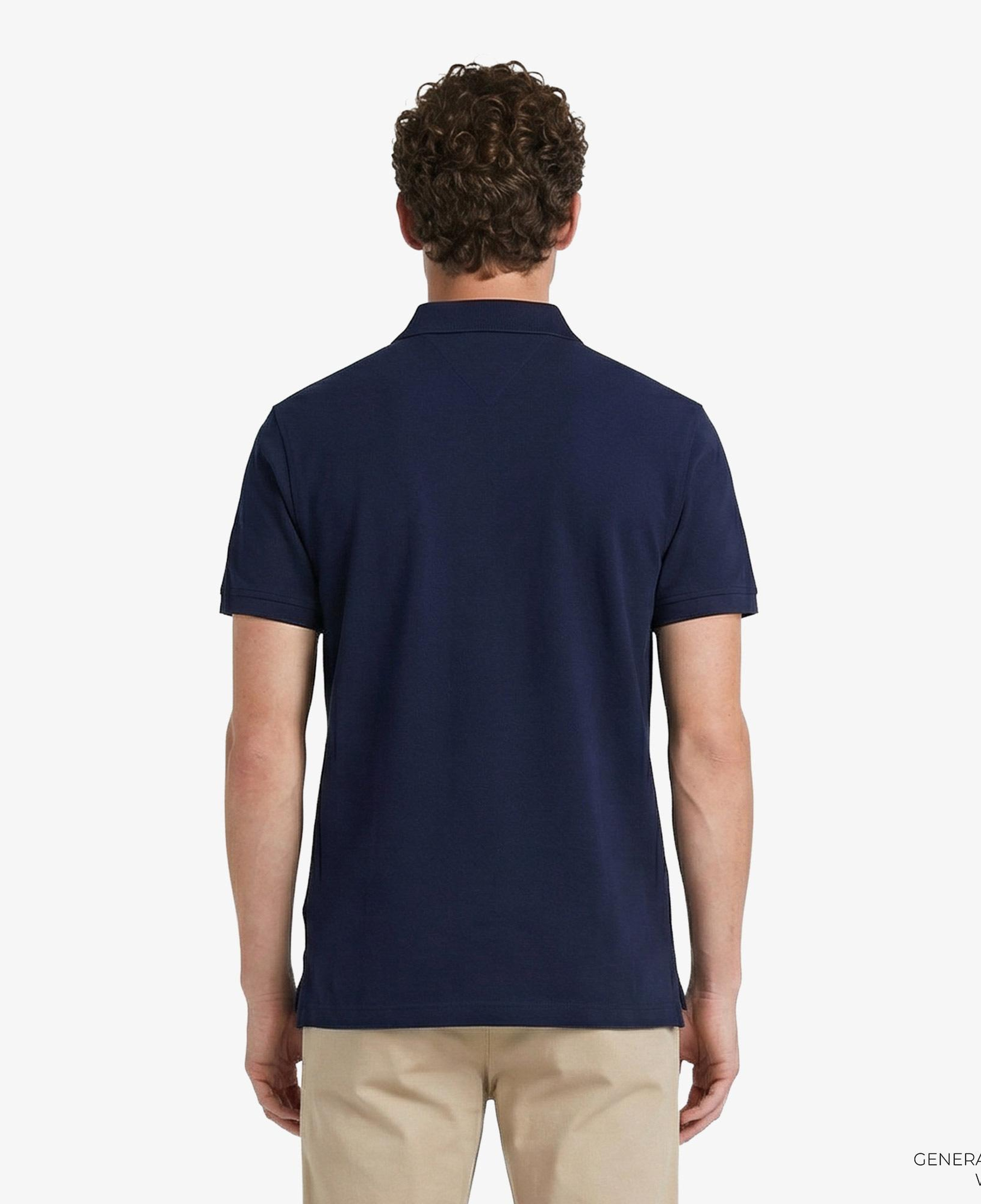 Tommy Hilfiger Elevated Essentials Erkek Lacivert Polo Yaka T-Shirt