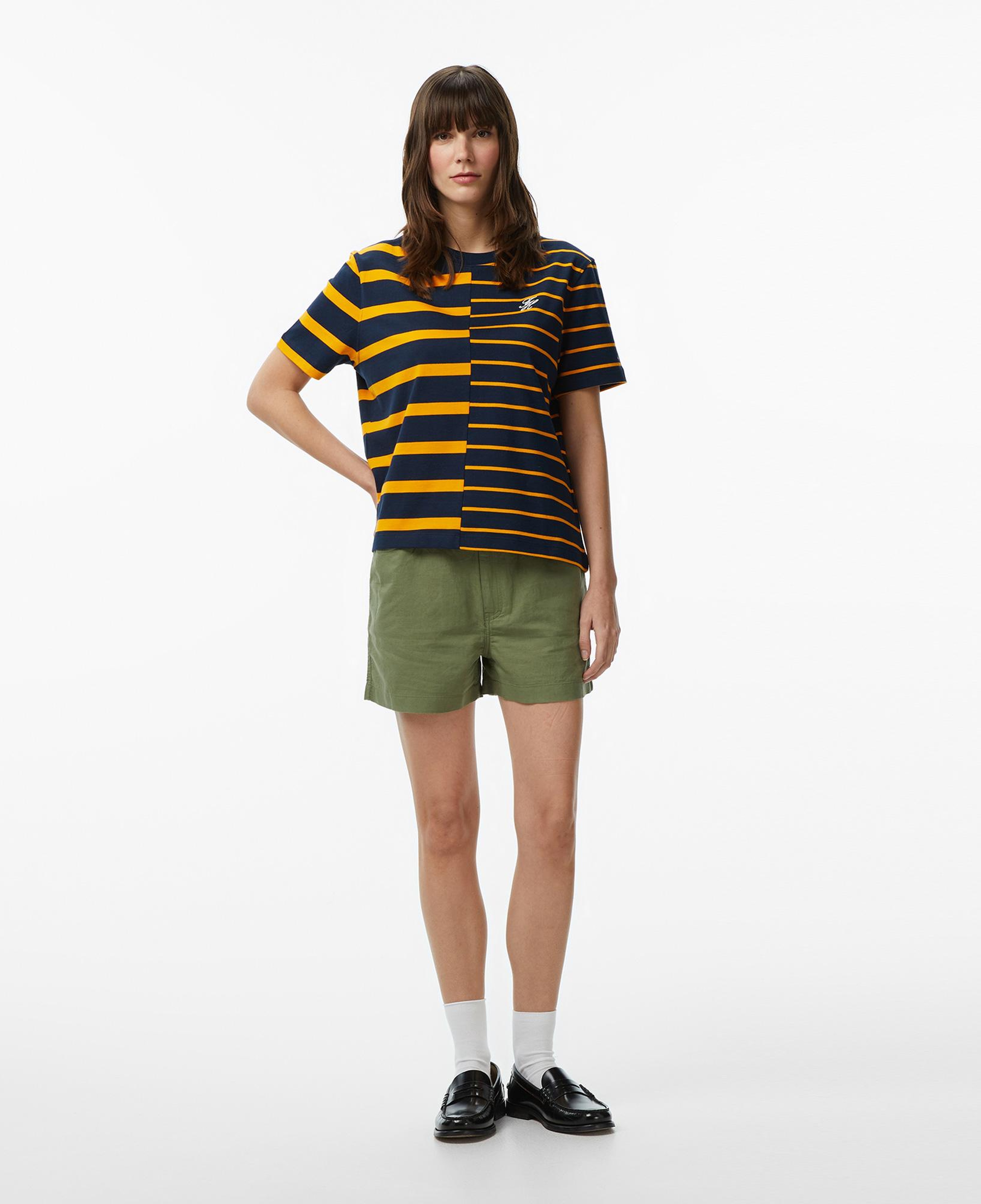 Tommy Hilfiger Linen Kadın Yeşil Şort