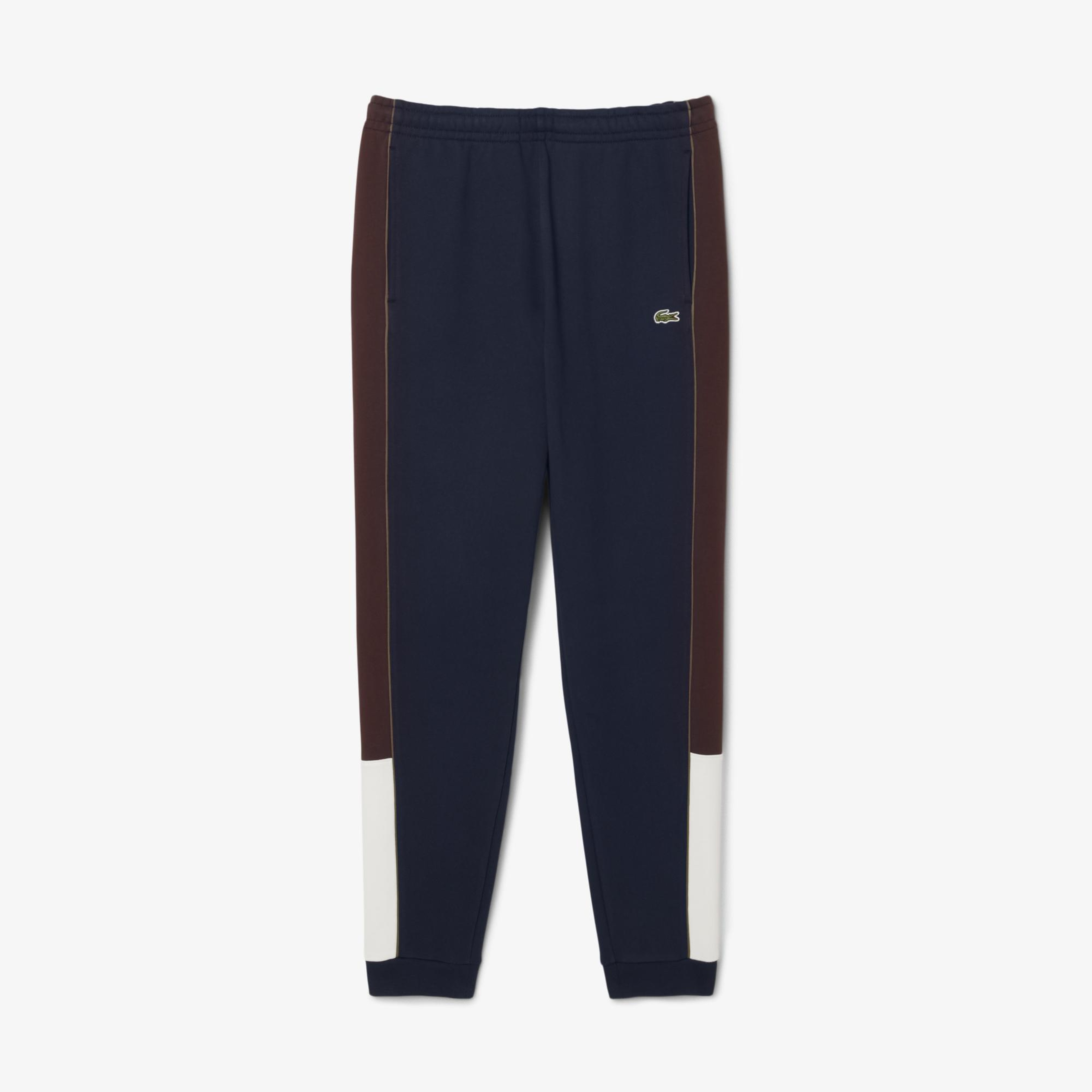 Lacoste Erkek Tapered Fit Renk Bloklu Lacivert Eşofman Altı