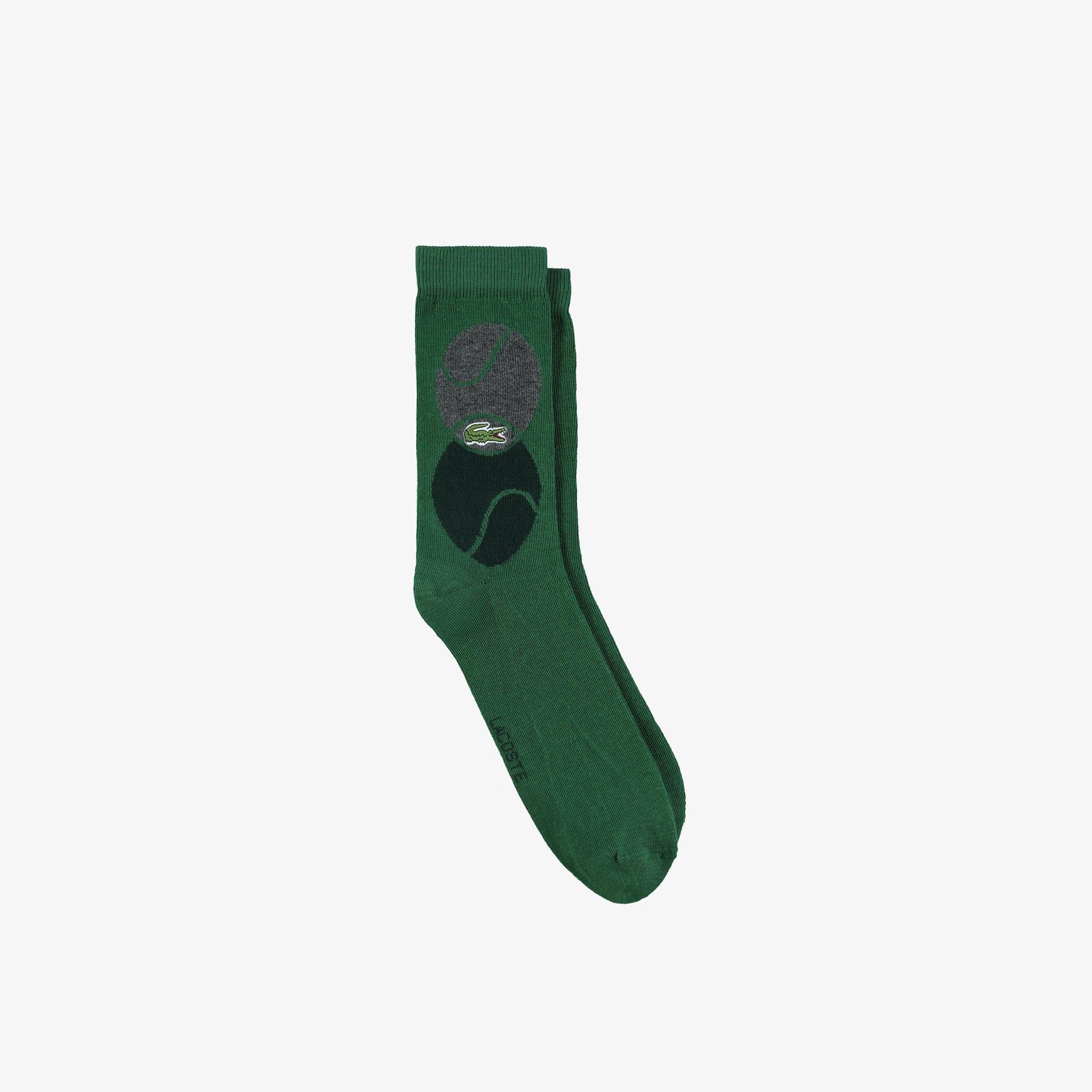 Lacoste Unisex Koyu Yeşil Çorap