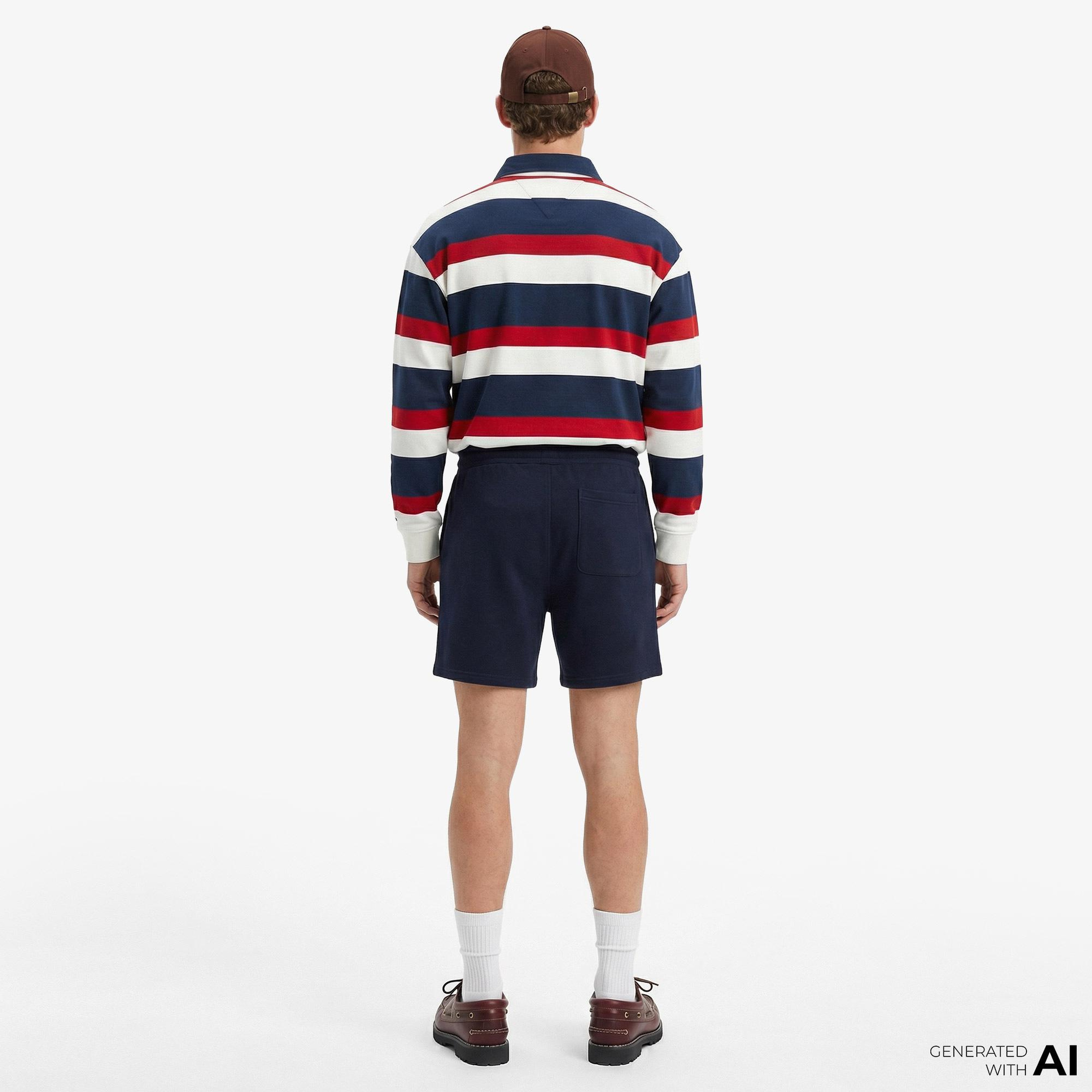 Tommy Hilfiger Classic Flag Erkek Lacivert Şort