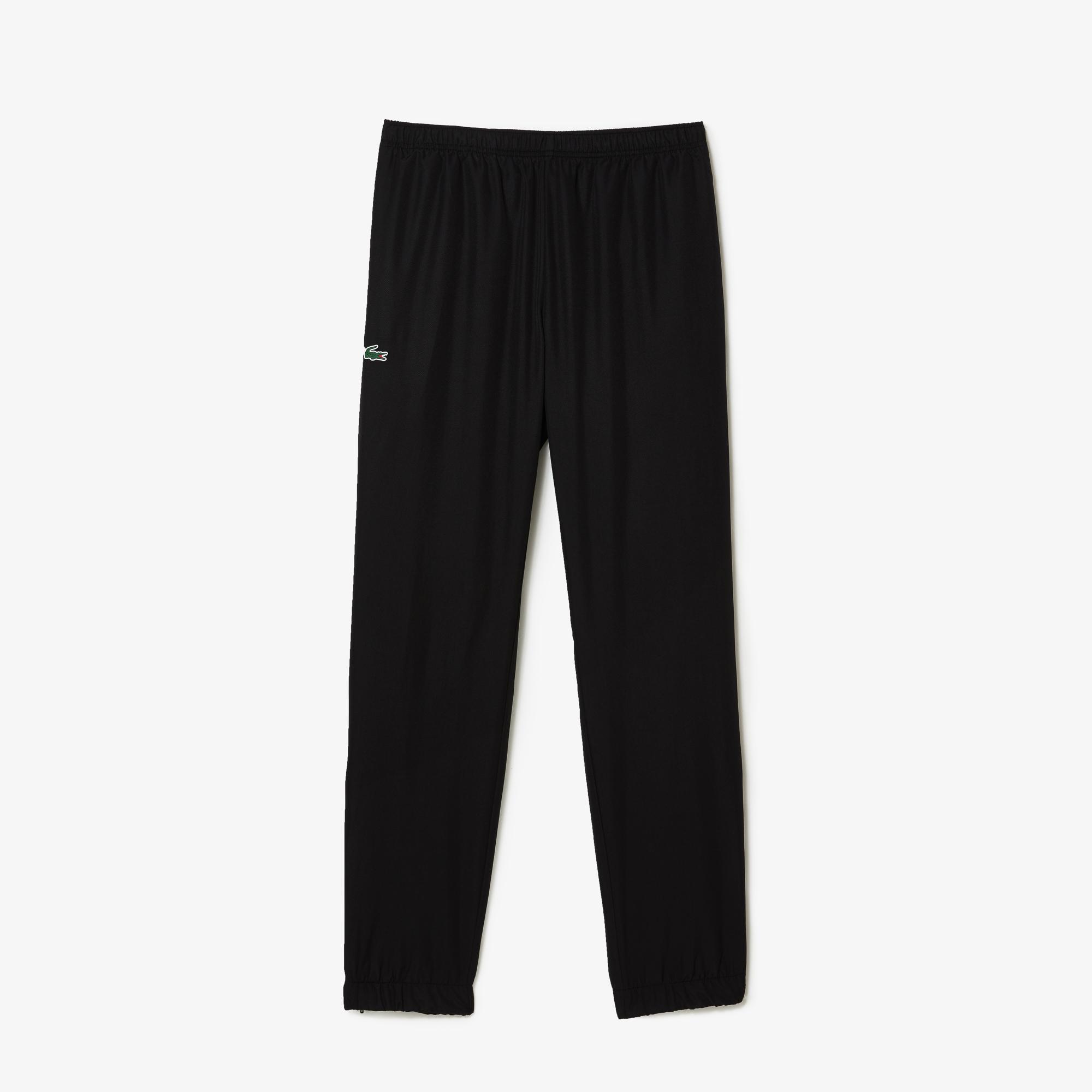 Lacoste Erkek Regular Fit Kapüşonlu Siyah Eşofman Takımı