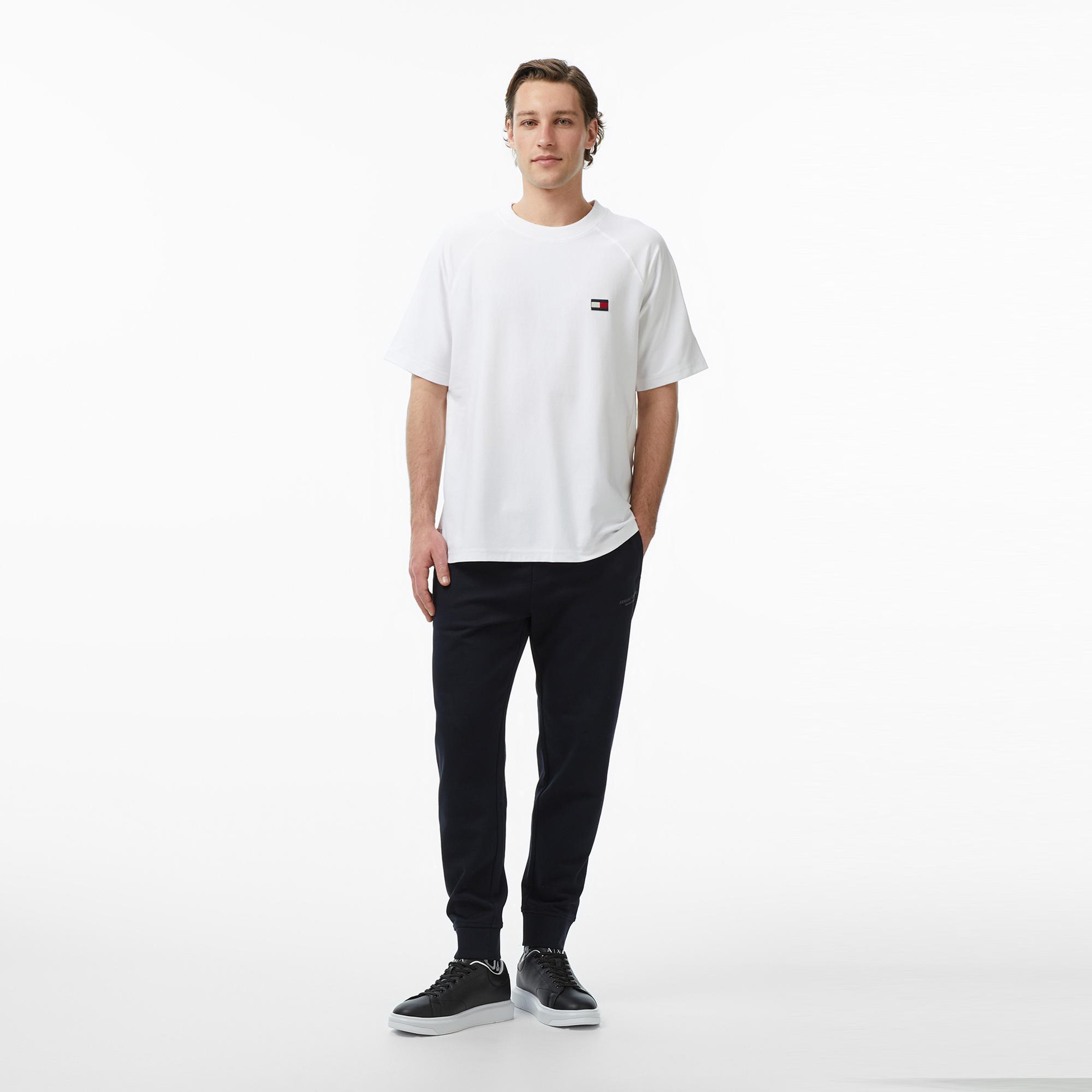 Tommy Hilfiger Brand Love Erkek Beyaz T-Shirt
