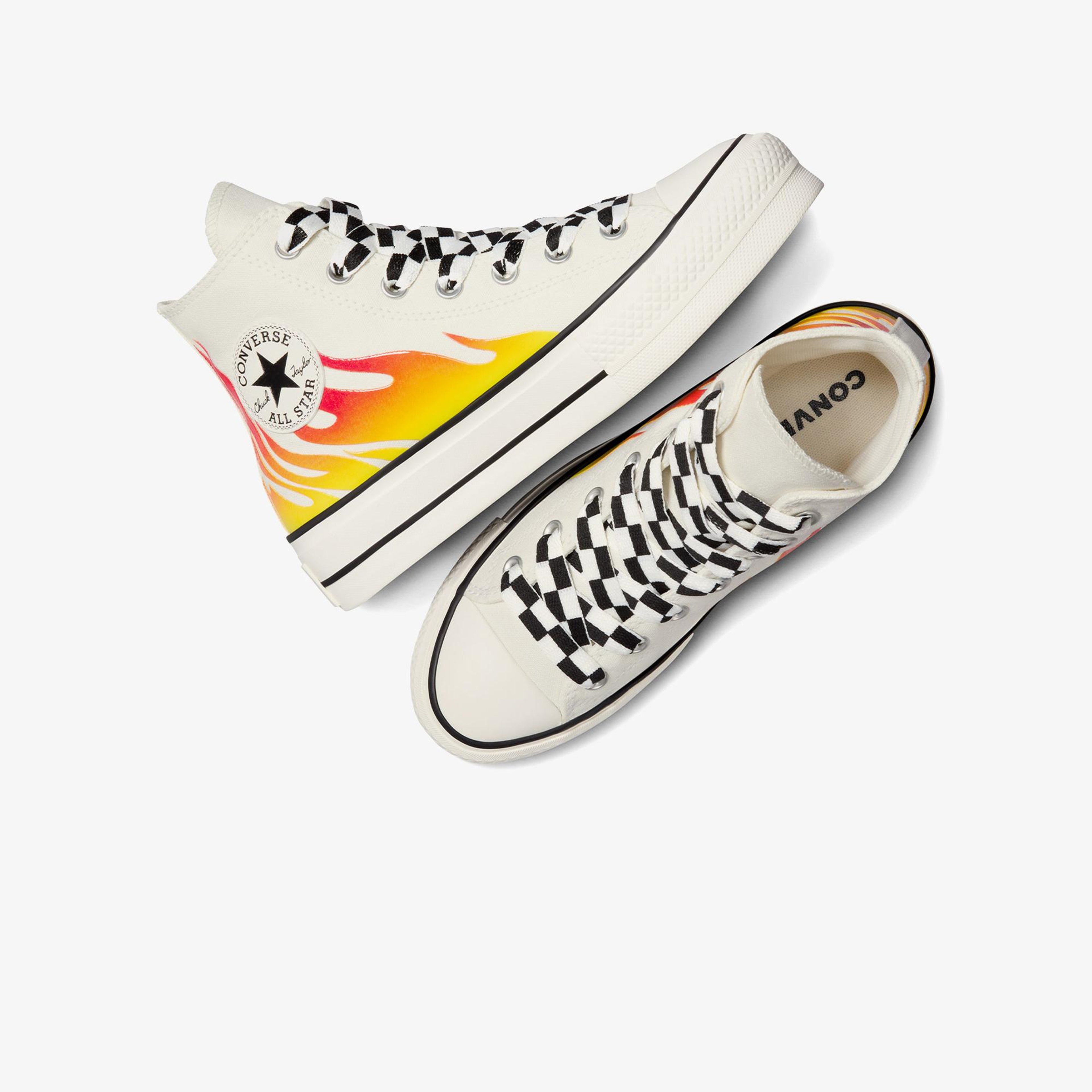 Converse Chuck Taylor All Star Lift Kadın Krem Platform Sneaker
