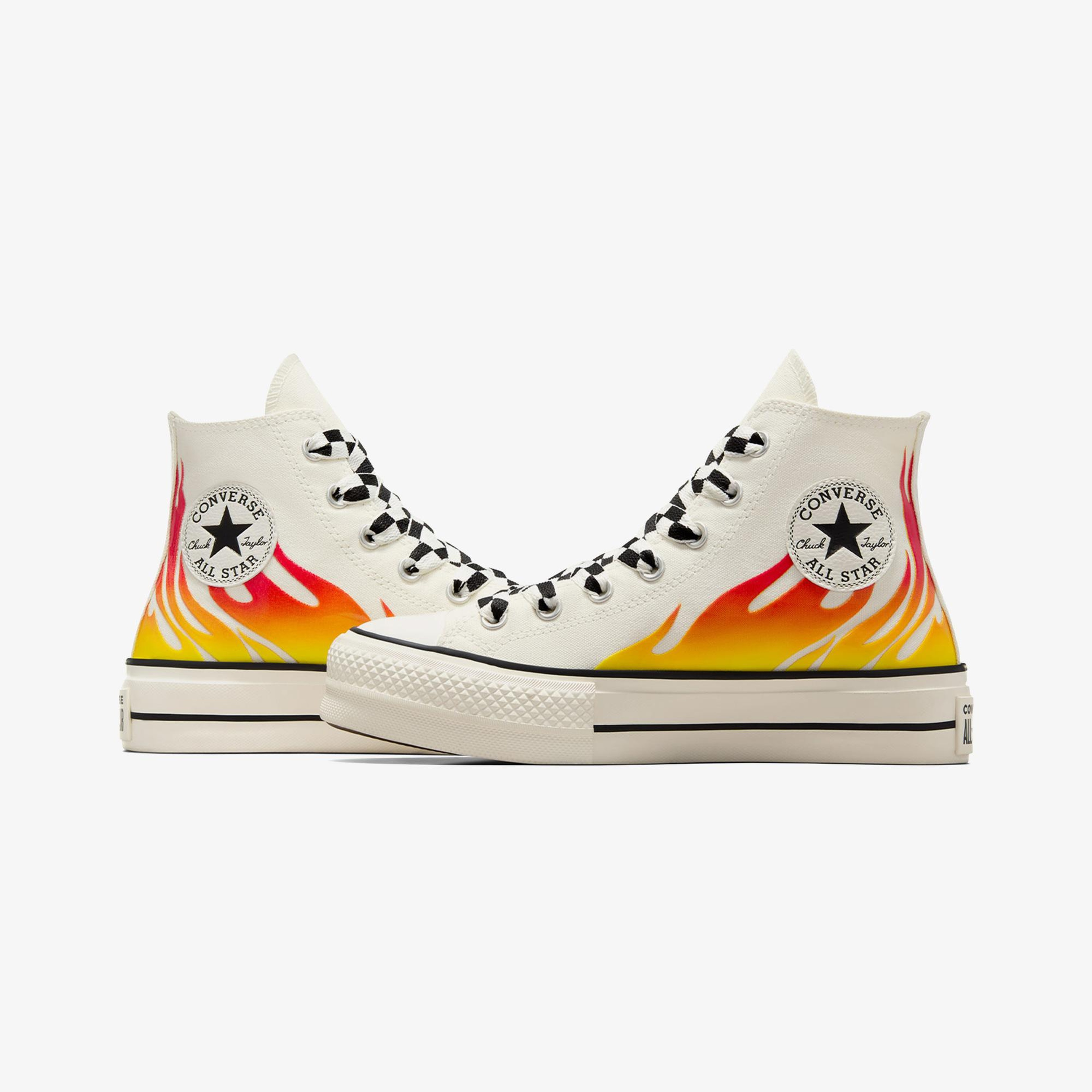 Converse Chuck Taylor All Star Lift Kadın Krem Platform Sneaker