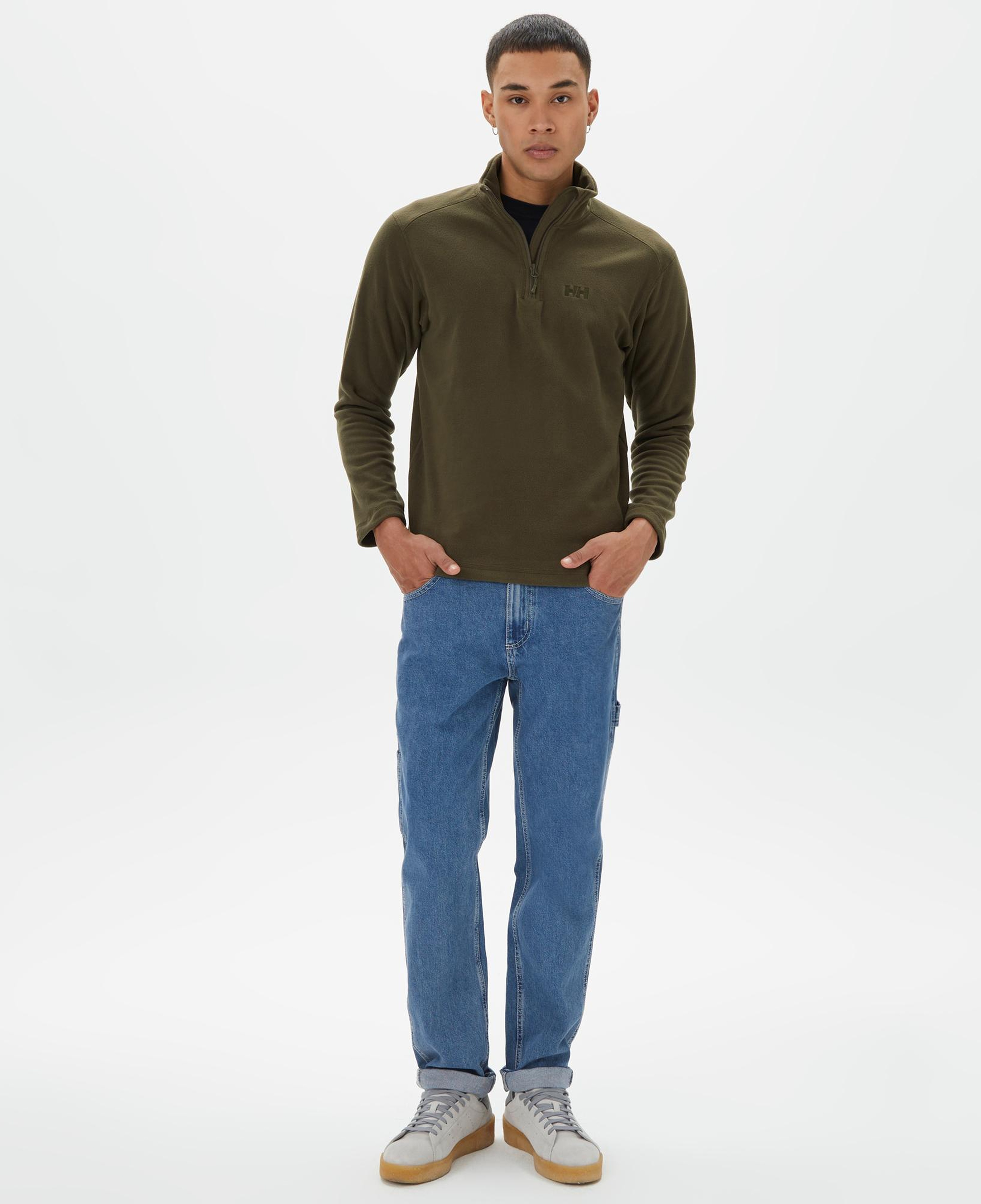 Helly Hansen Mount Polar Fleece Erkek Yeşil Sweatshirt