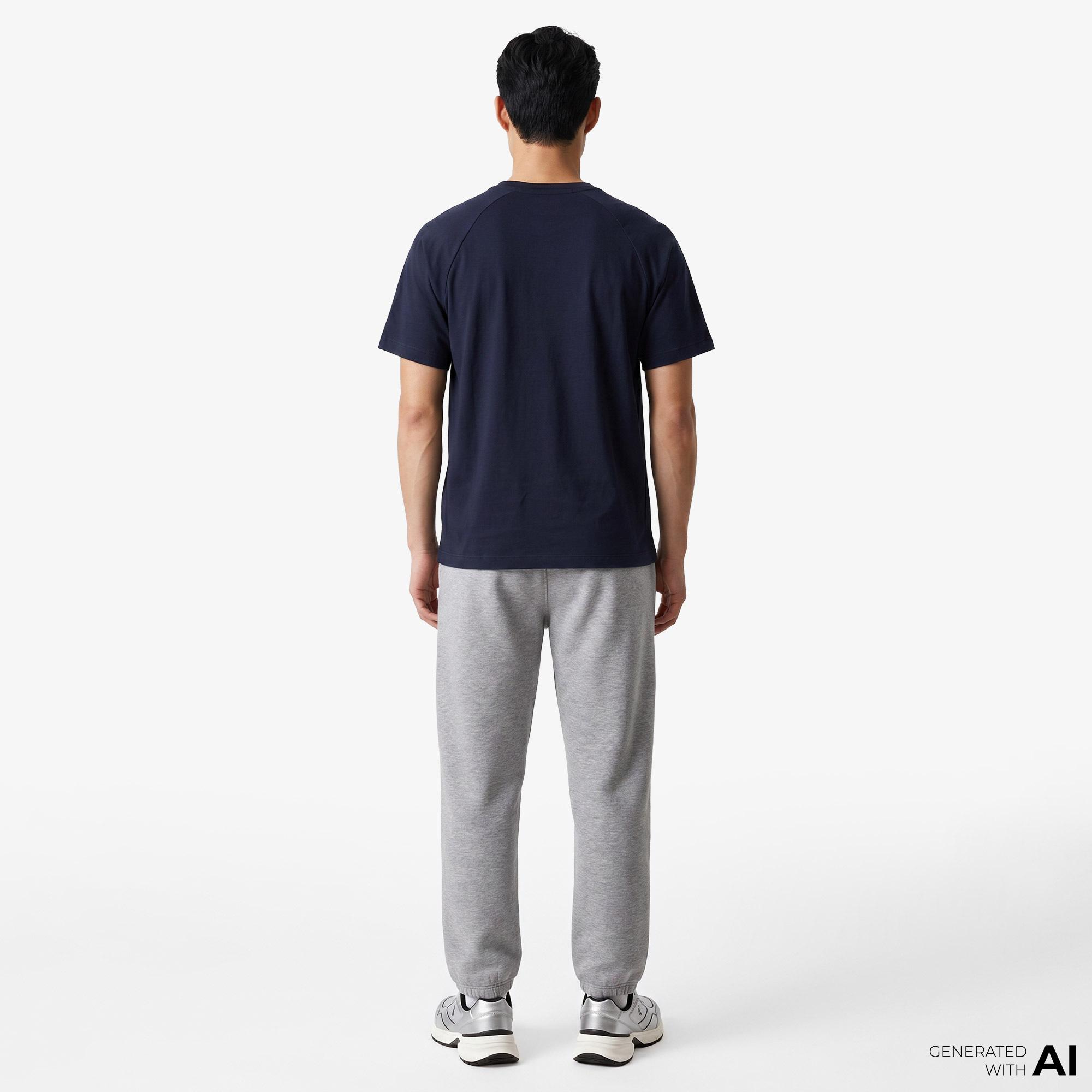 Calvin Klein Tape Erkek Mavi T-Shirt
