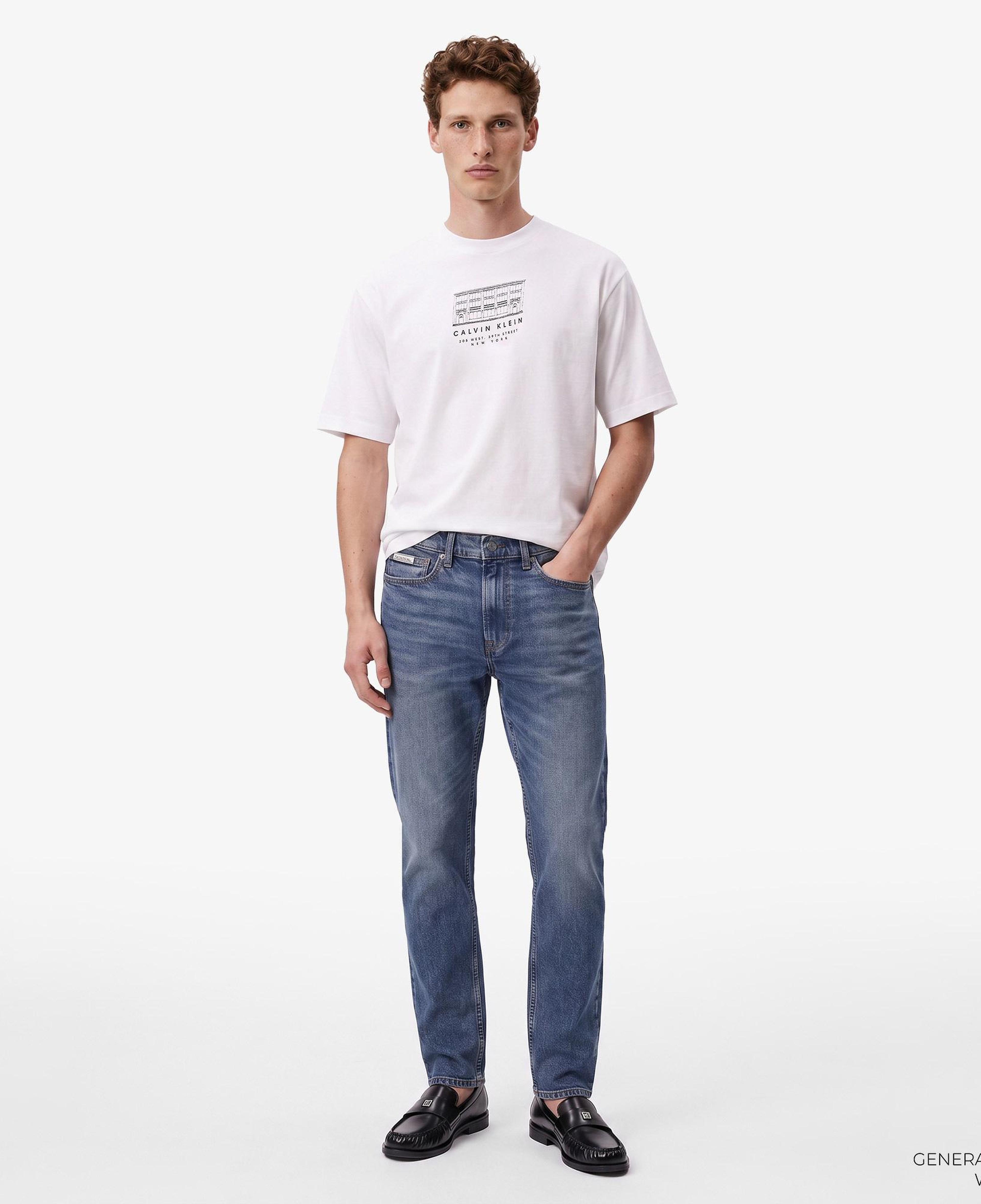 Calvin Klein Classic Taper Blue Erkek Mavi Jean