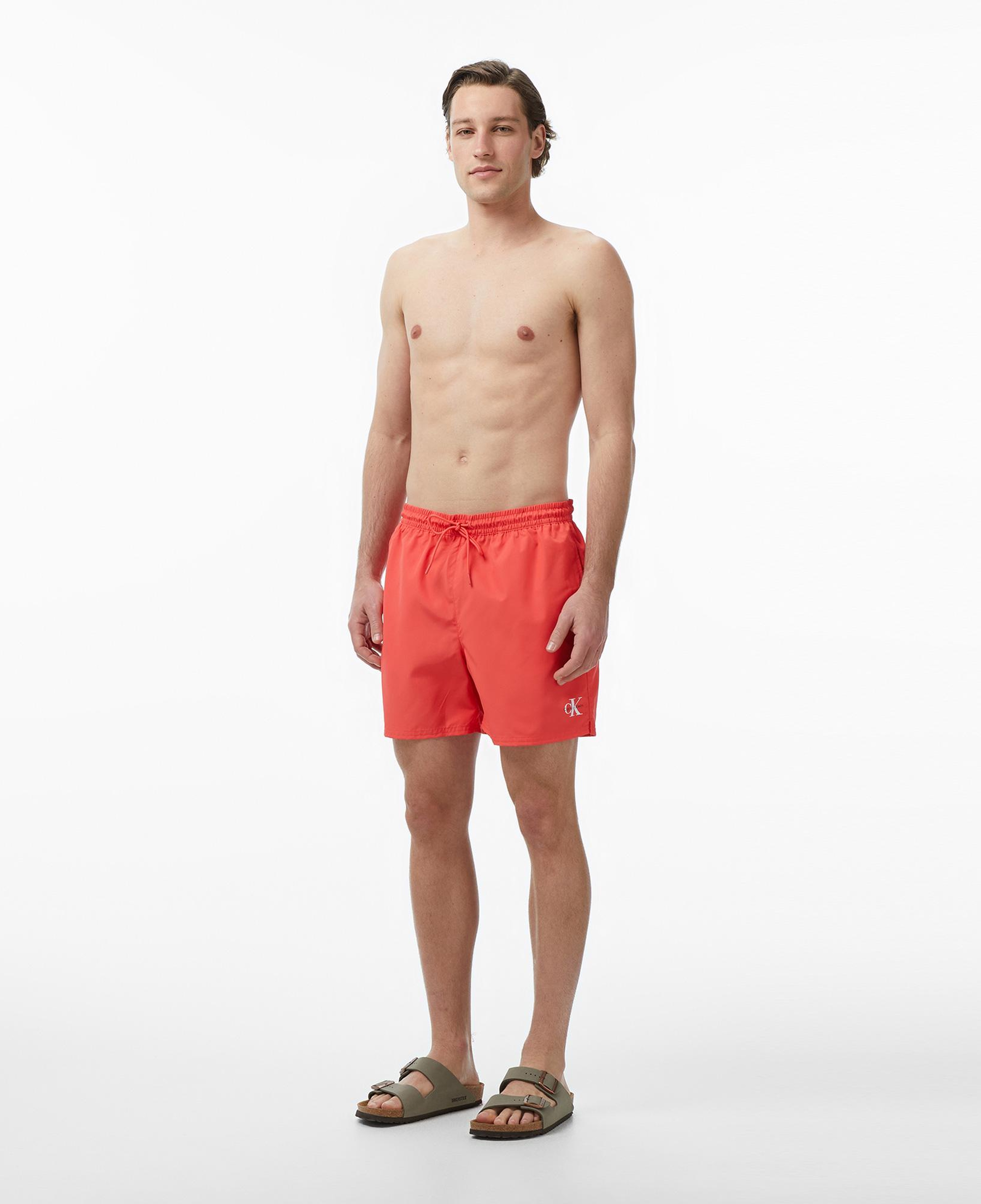 Calvin Klein Medium Drawstring Waistband Erkek Pembe Deniz Şortu