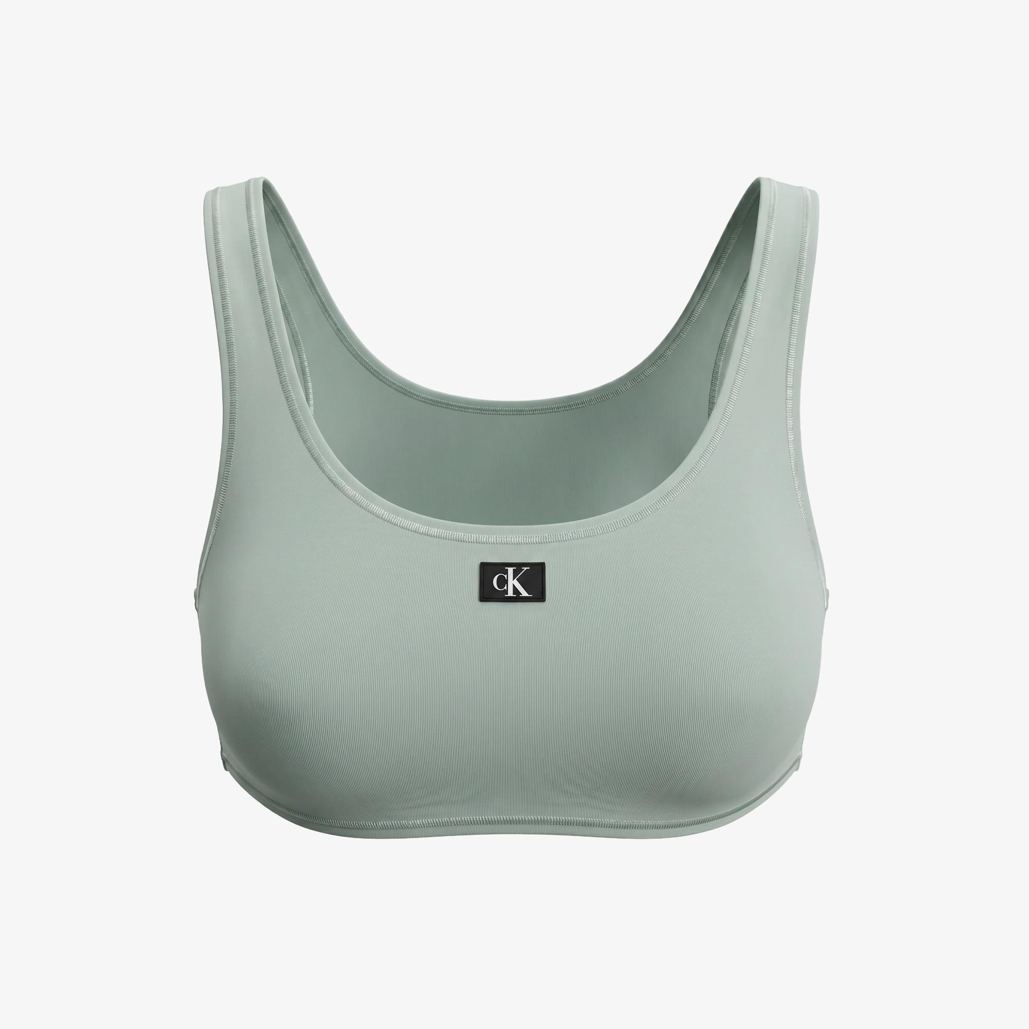 Calvin Klein Bralette Çocuk Yeşil Bikini Üstü