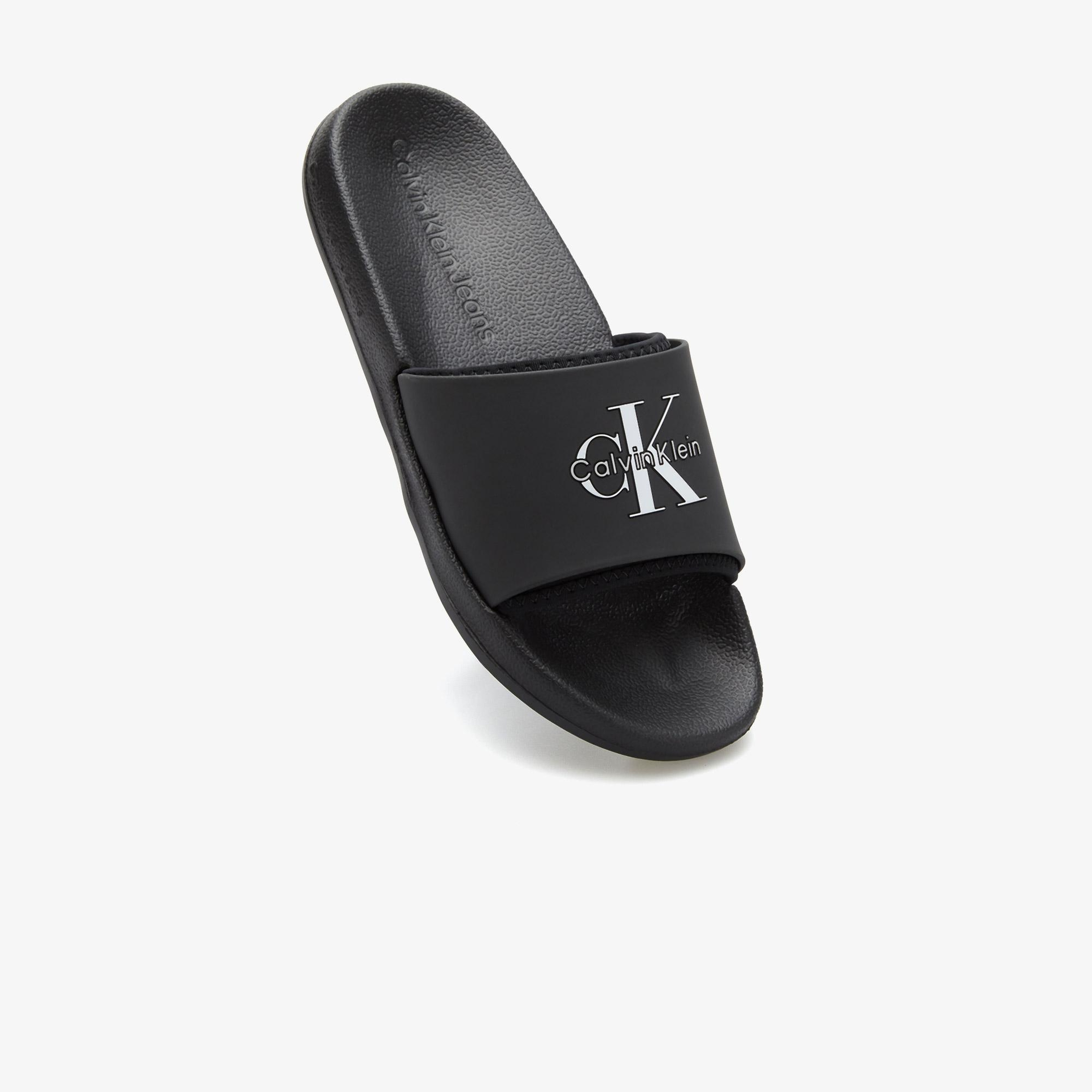 Calvin Klein Slide Rubber Neoprene Erkek Siyah Terlik