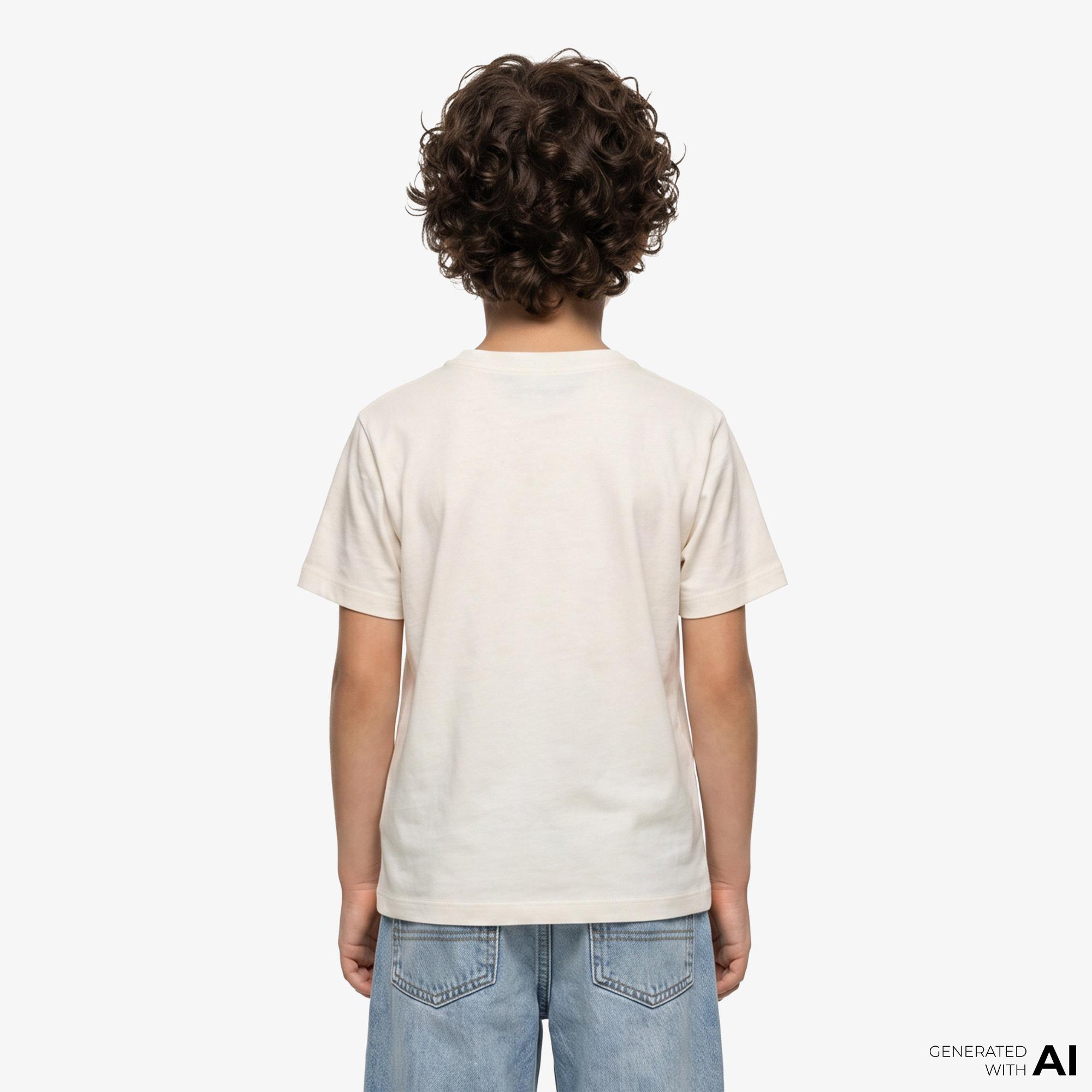 Calvin Klein Chest Logo Çocuk Sarı T-Shirt