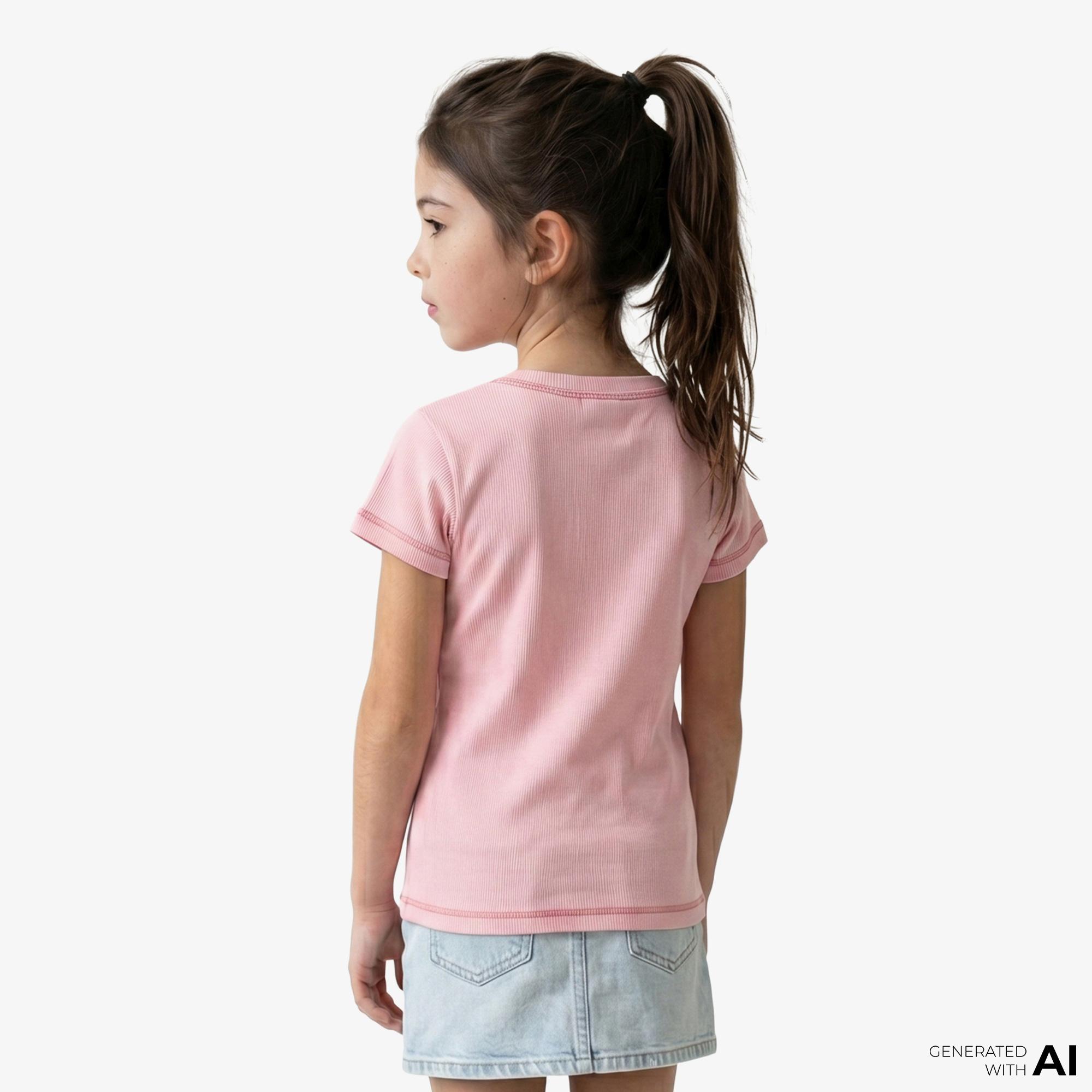 Calvin Klein Monologo Baby Çocuk Pembe T-Shirt