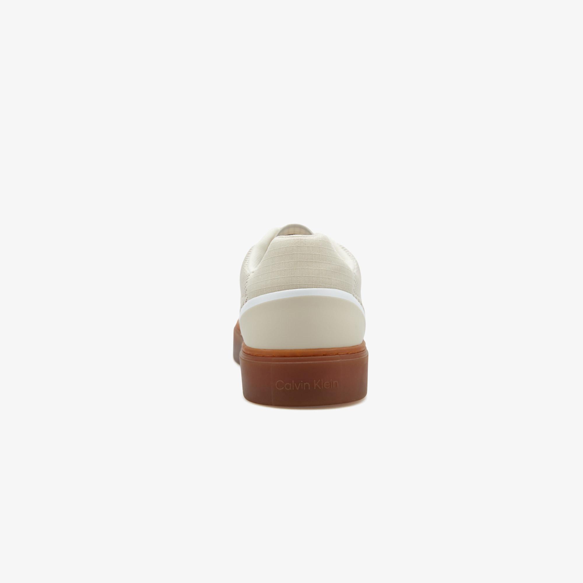 Calvin Klein Classic Cups Laceup Knit Erkek Sarı Sneaker