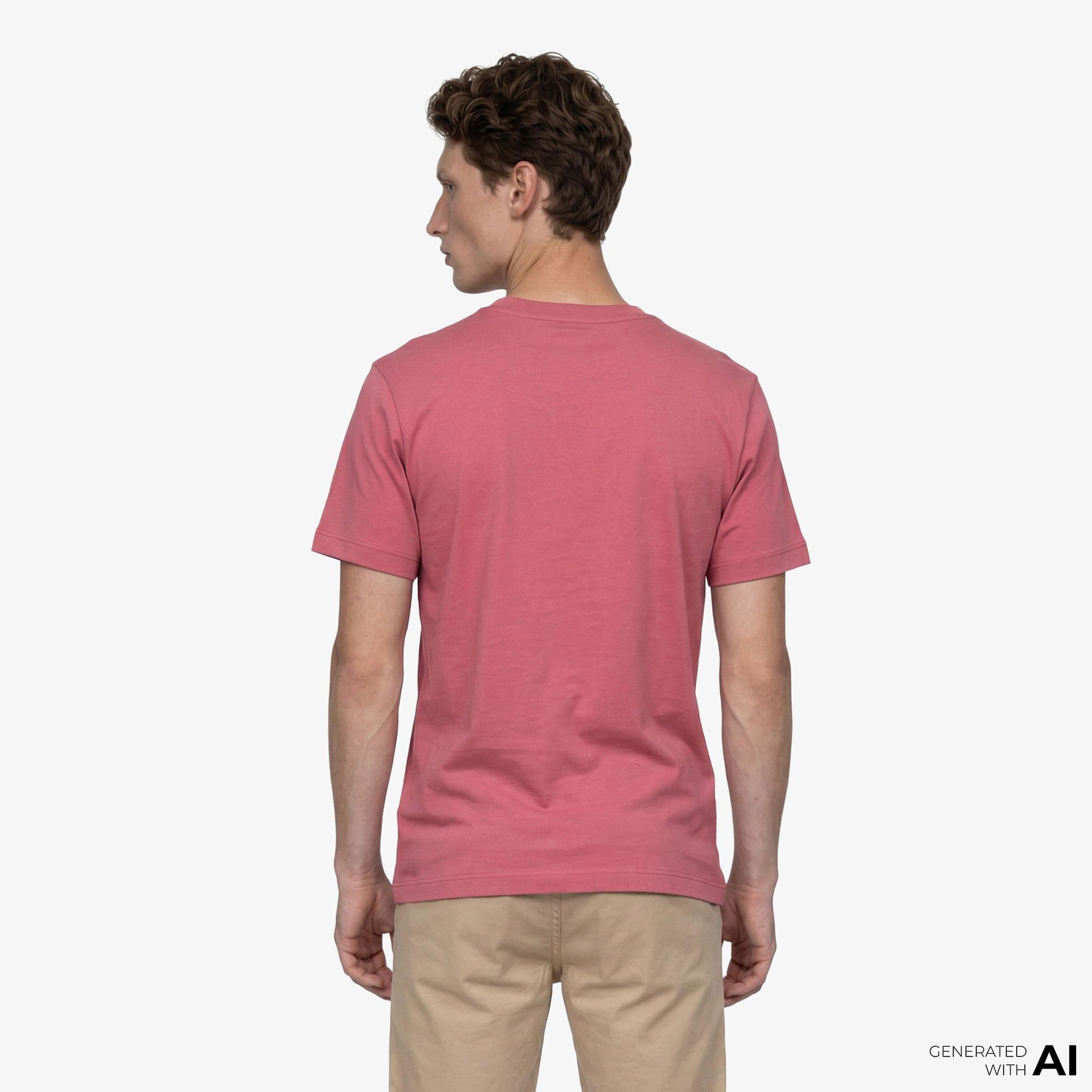 Calvin Klein Easy Monogram Erkek Kırmızı T-Shirt