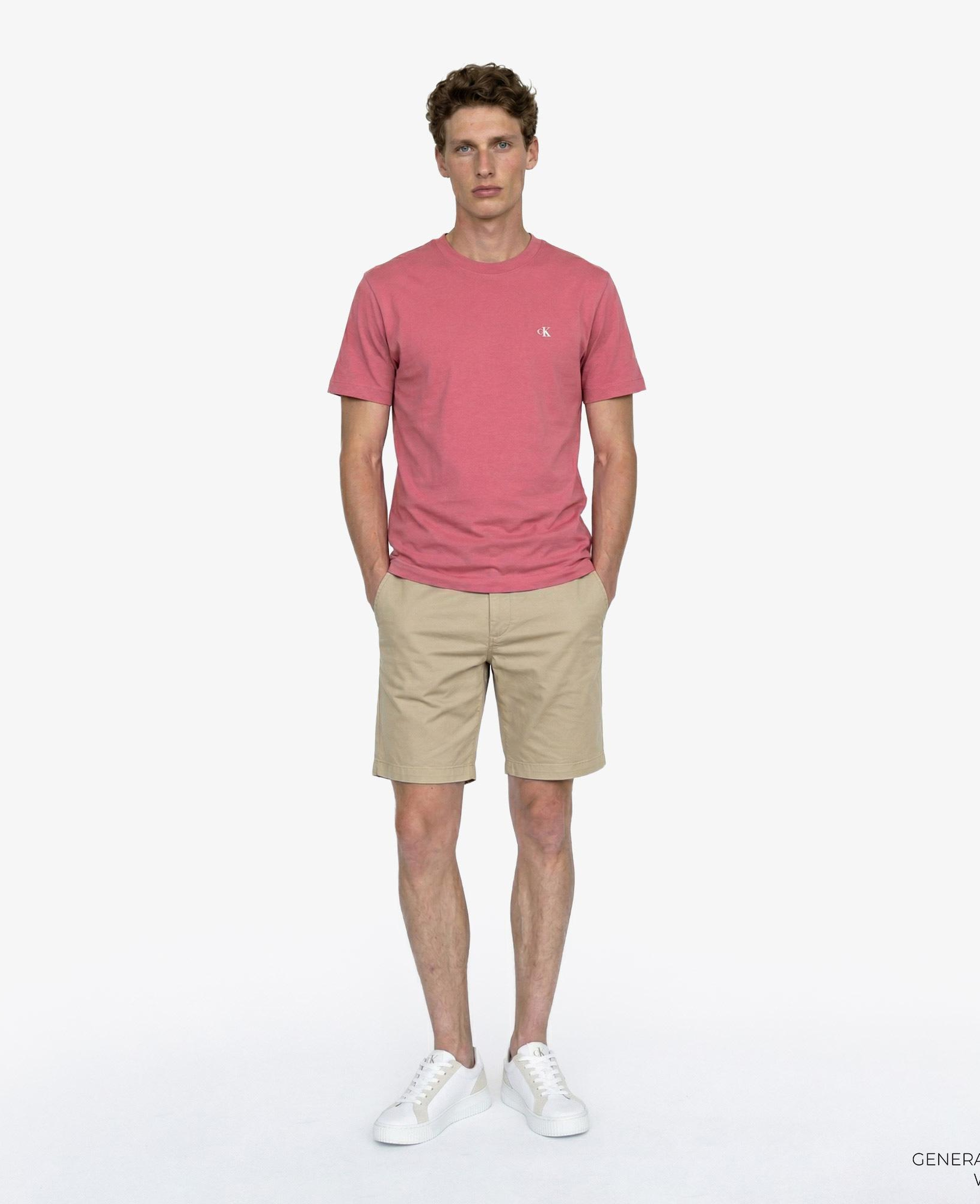 Calvin Klein Easy Monogram Erkek Kırmızı T-Shirt