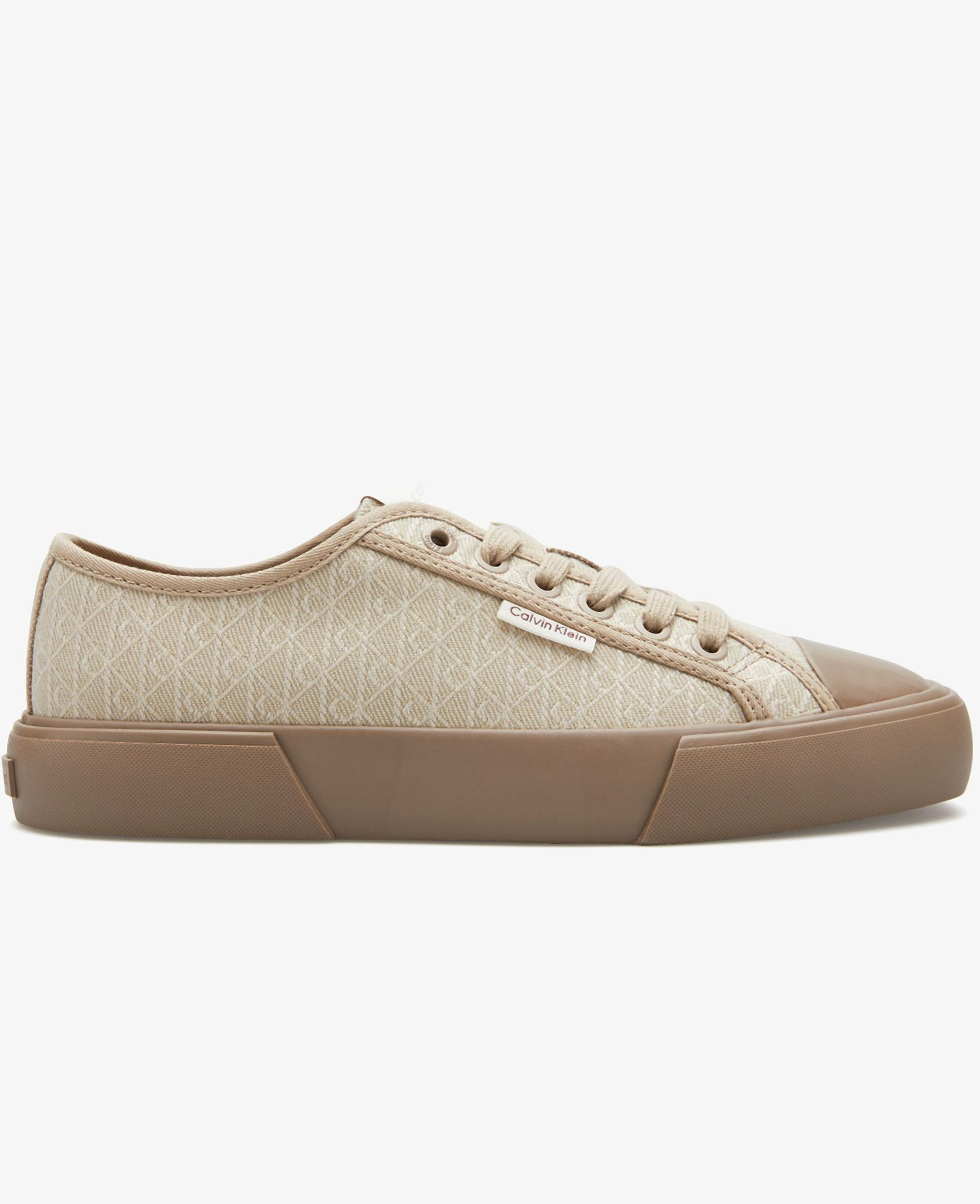 Calvin Klein Vulc Low Laceup Canvas Kadın Bej Sneaker