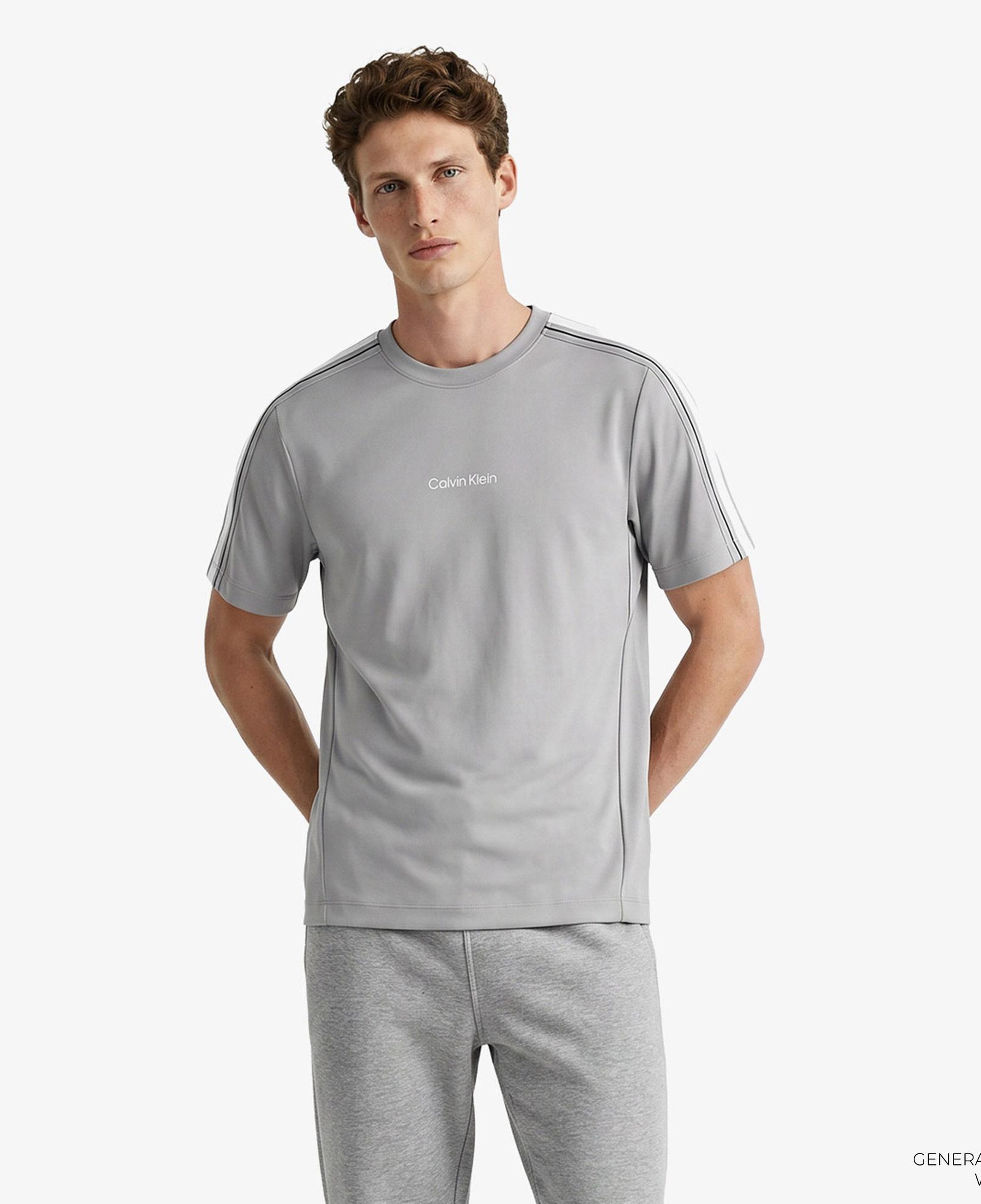 Calvin Klein Tape Erkek Gri T-Shirt