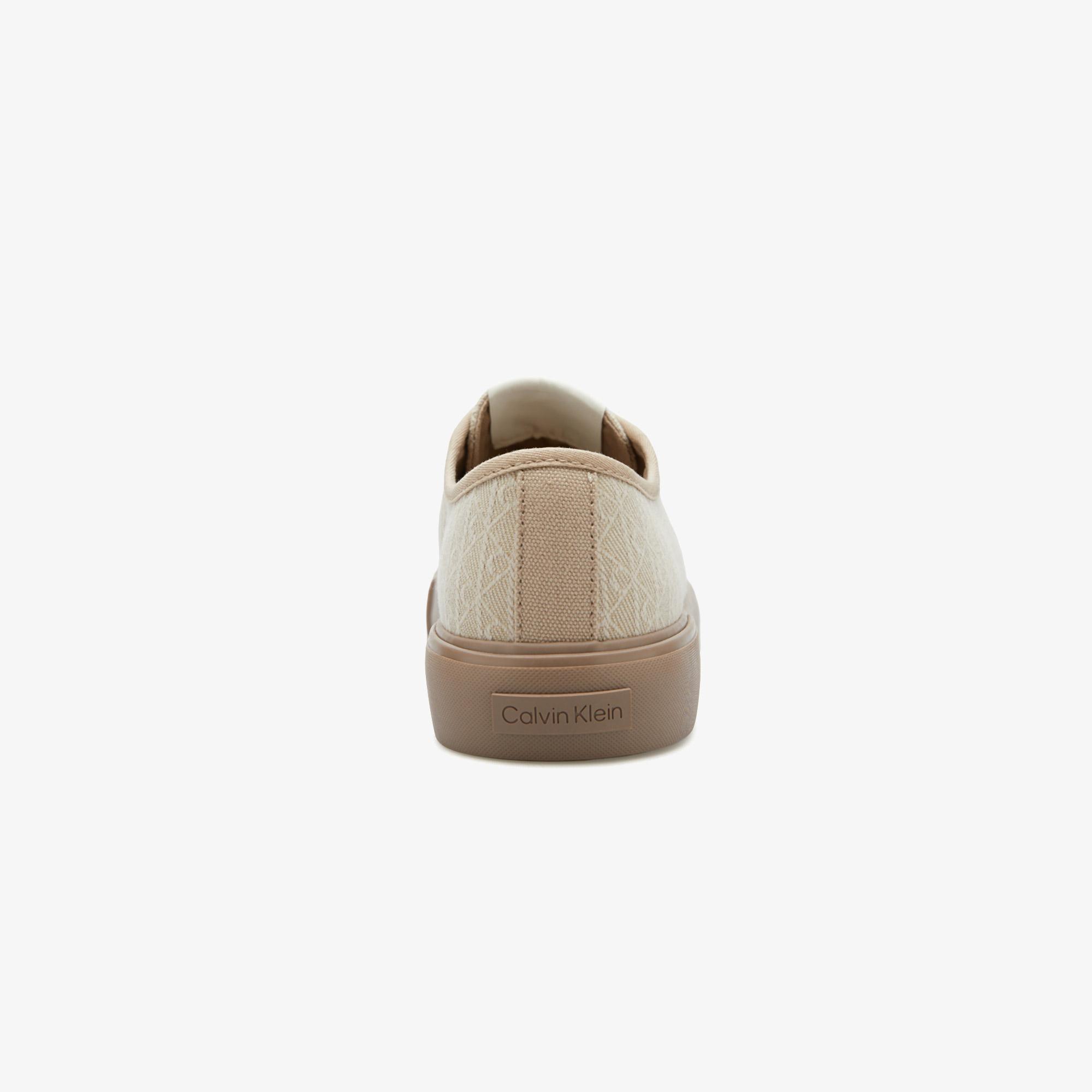 Calvin Klein Vulc Low Laceup Canvas Kadın Bej Sneaker