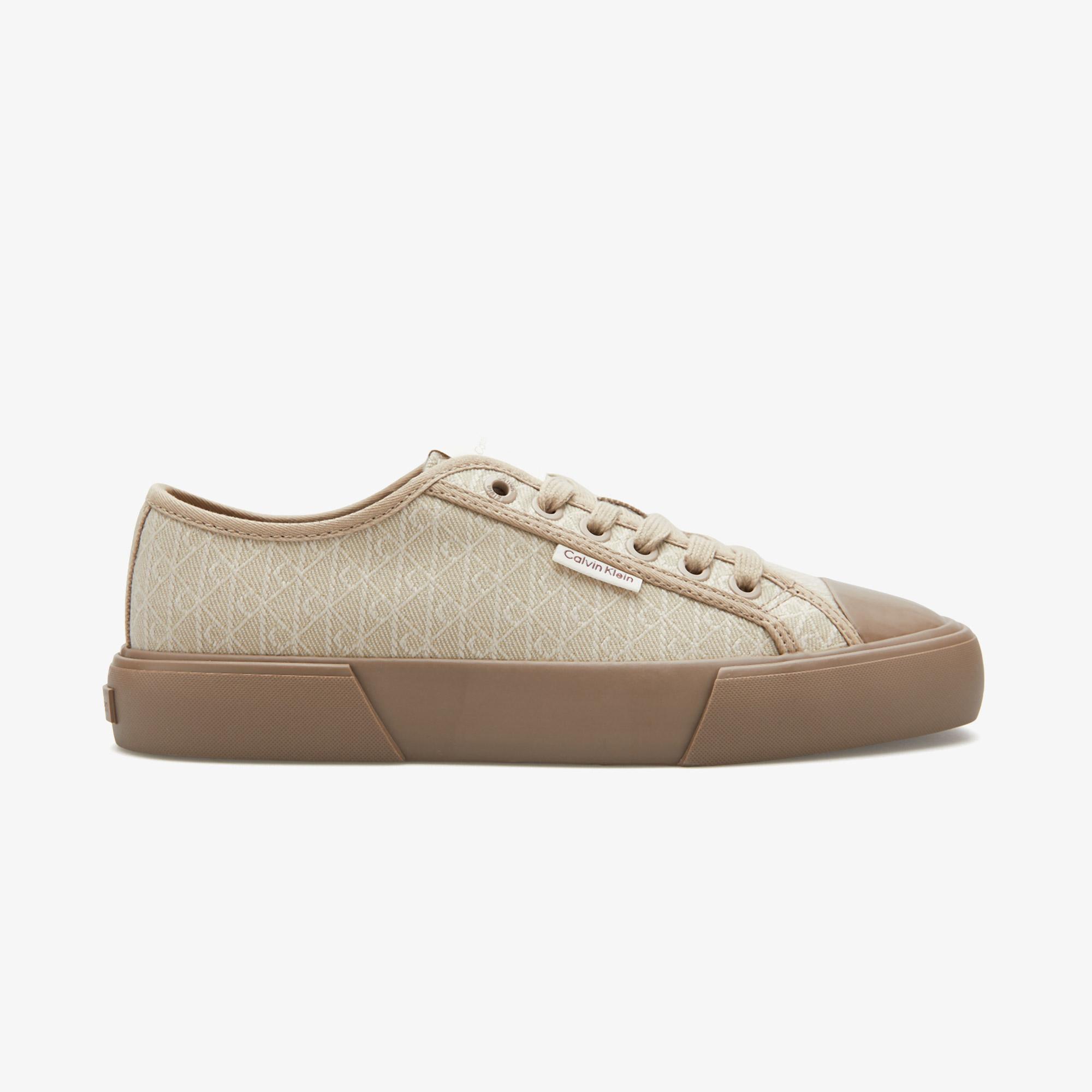 Calvin Klein Vulc Low Laceup Canvas Kadın Bej Sneaker