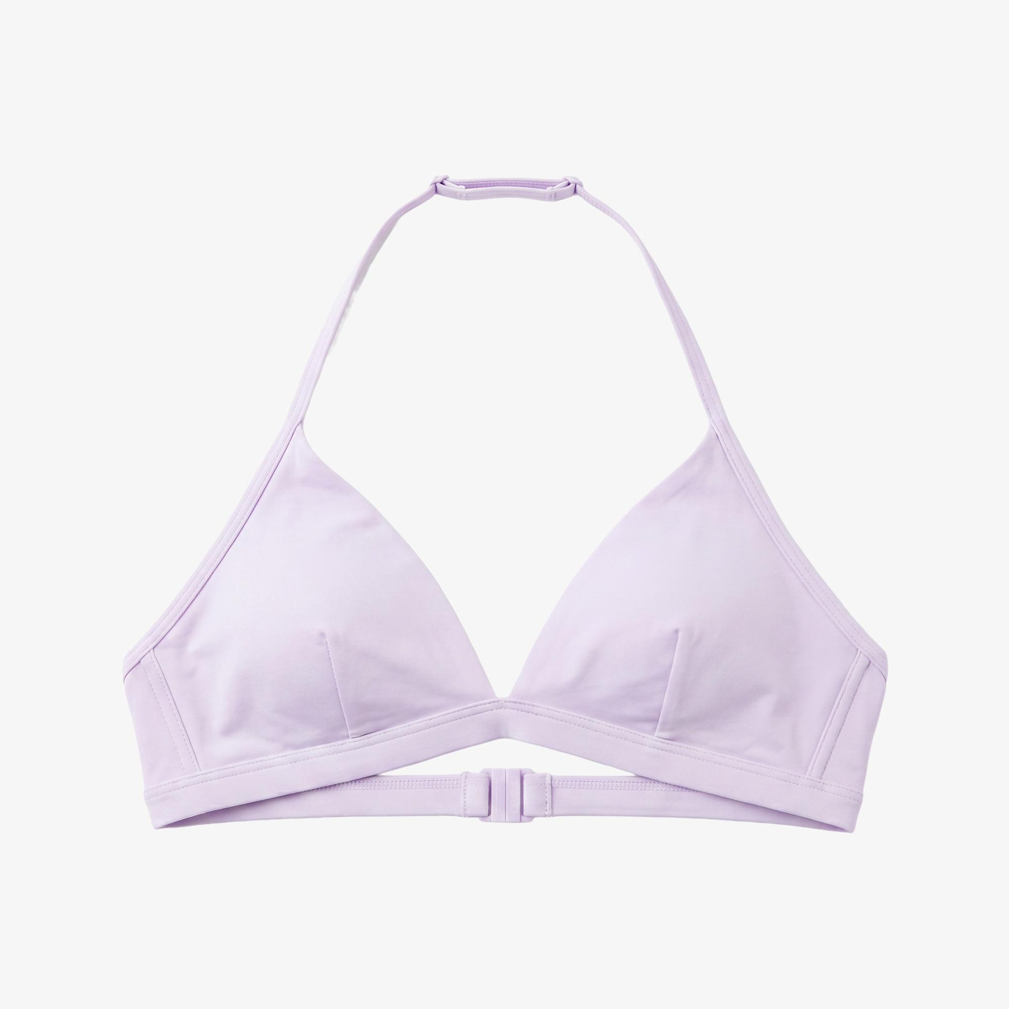 Calvin Klein Triangle Çocuk Mor Bikini Üstü