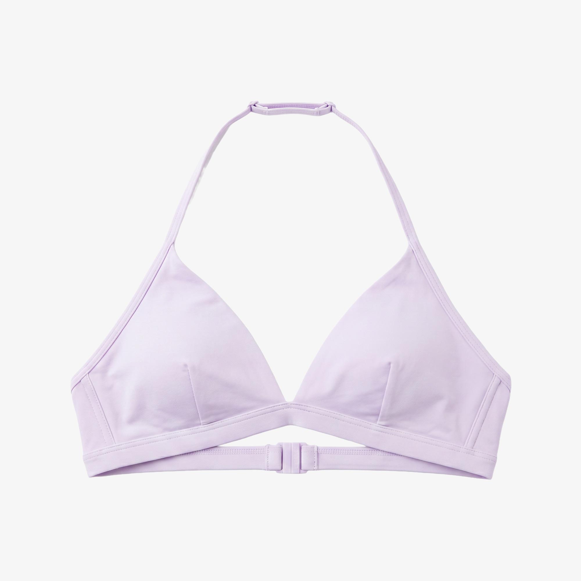 Calvin Klein Triangle Çocuk Mor Bikini Üstü