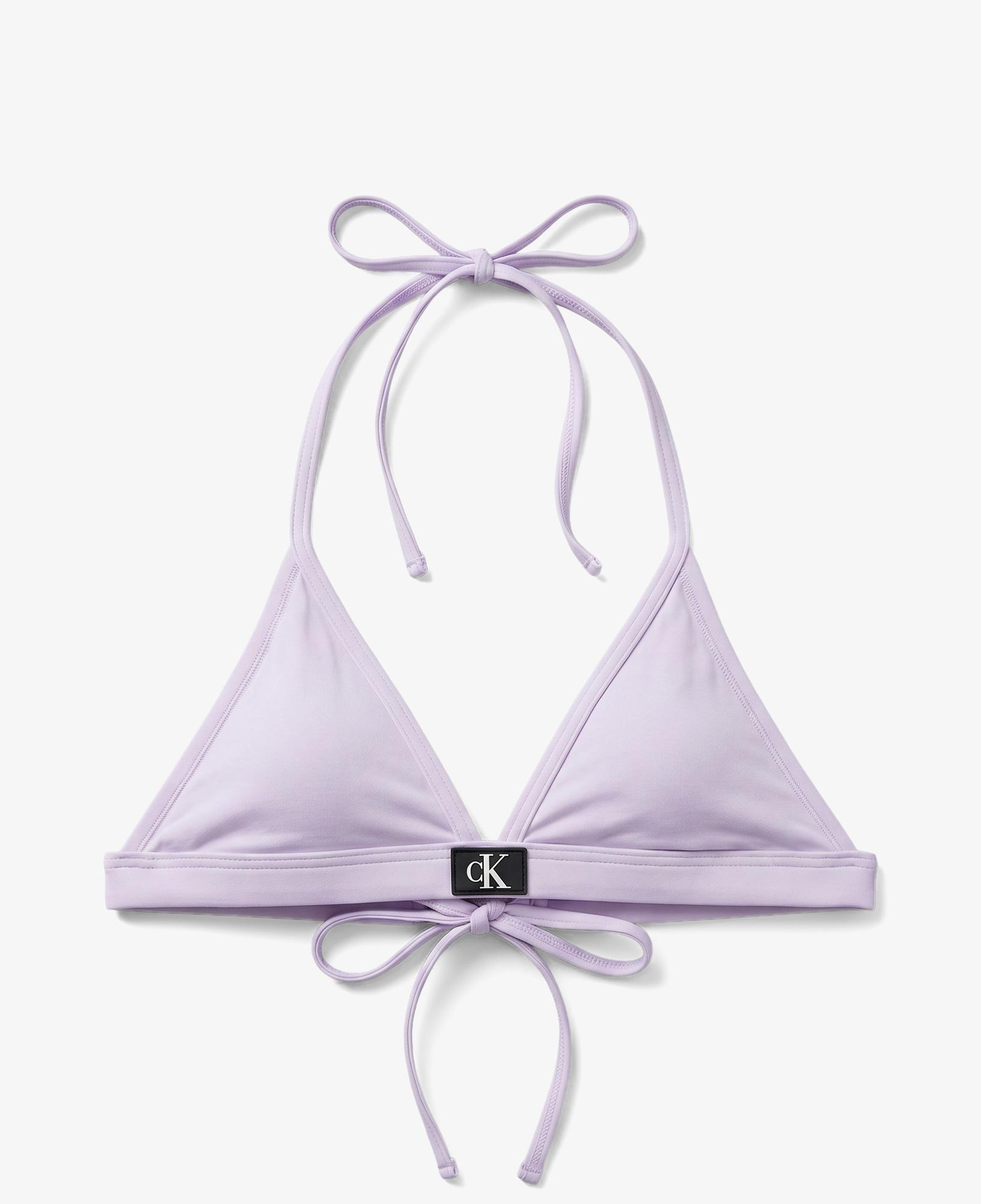 Calvin Klein Triangle Çocuk Mor Bikini Üstü