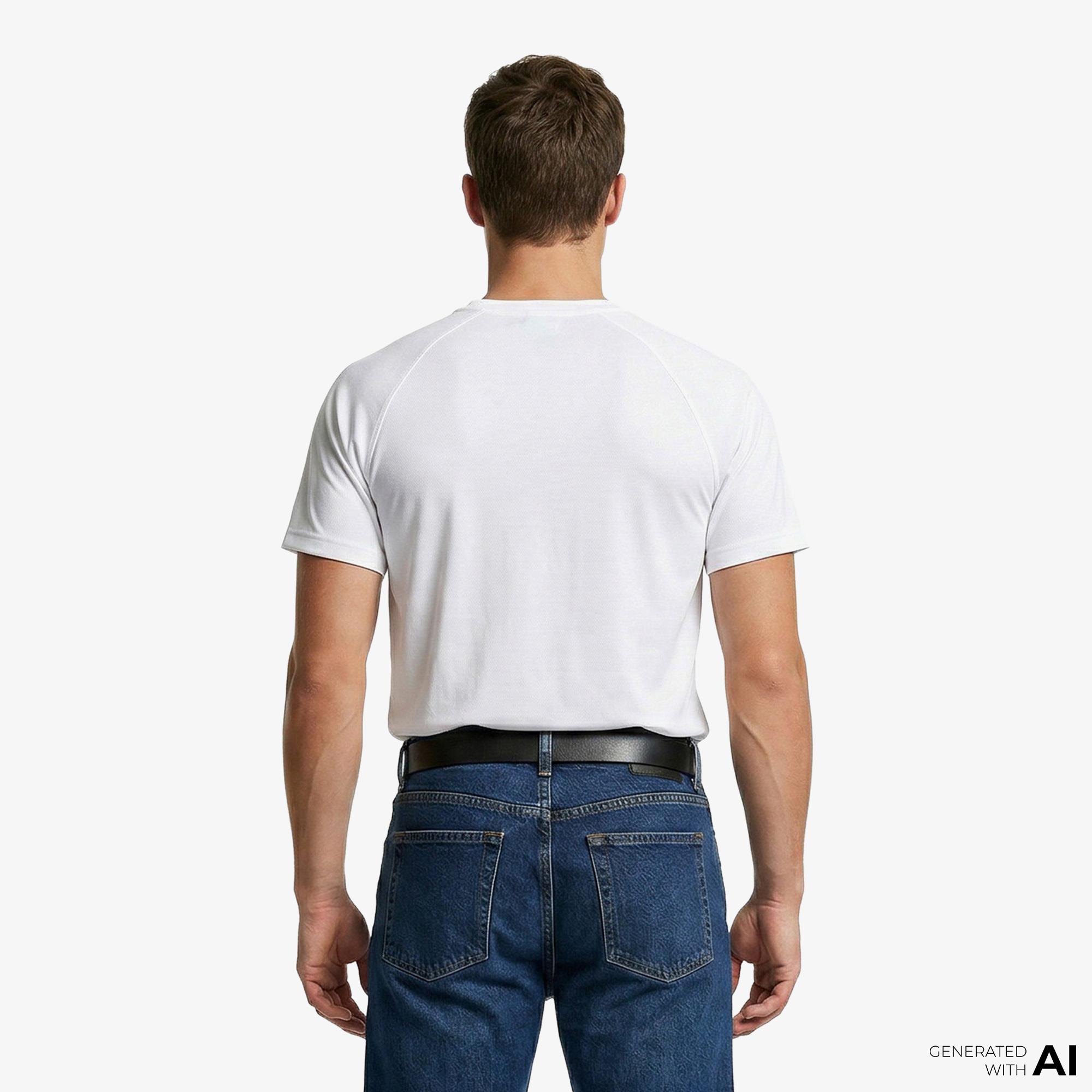 Calvin Klein Tape Erkek Beyaz T-Shirt